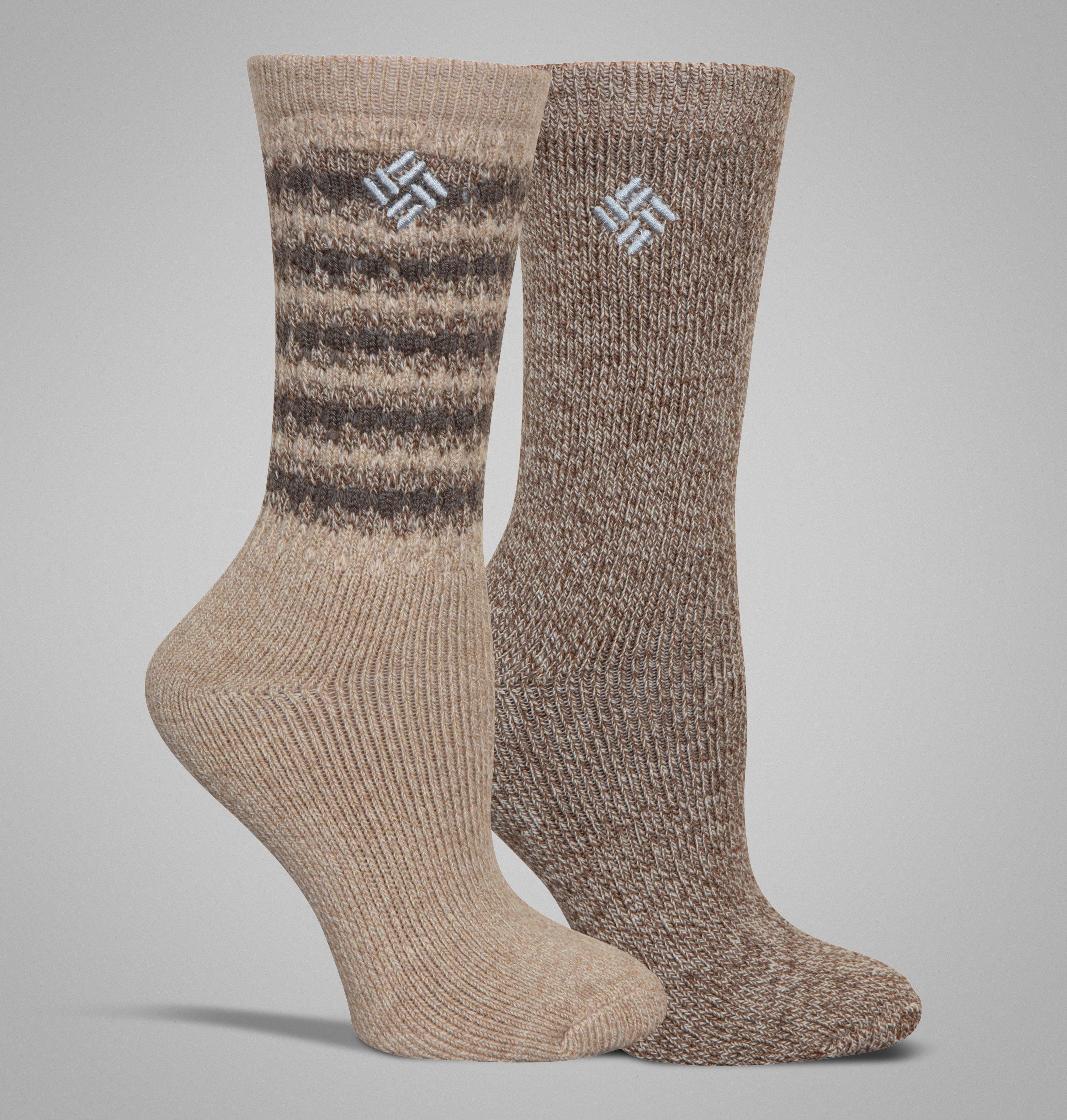 Women's Texture Wool Crew Socks – 2 Pack 2