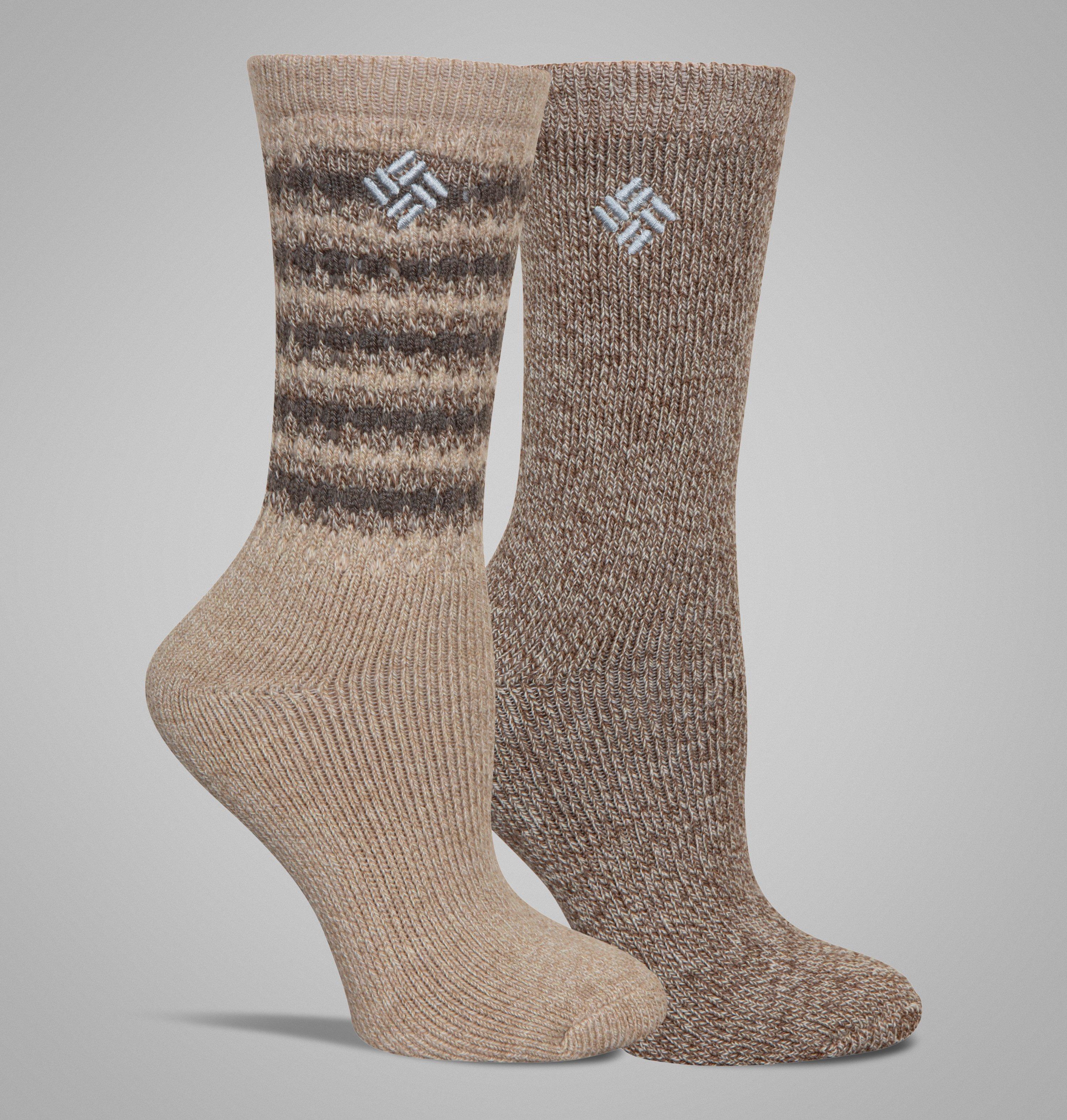 Women's Texture Wool Crew Socks – 2 Pack 1