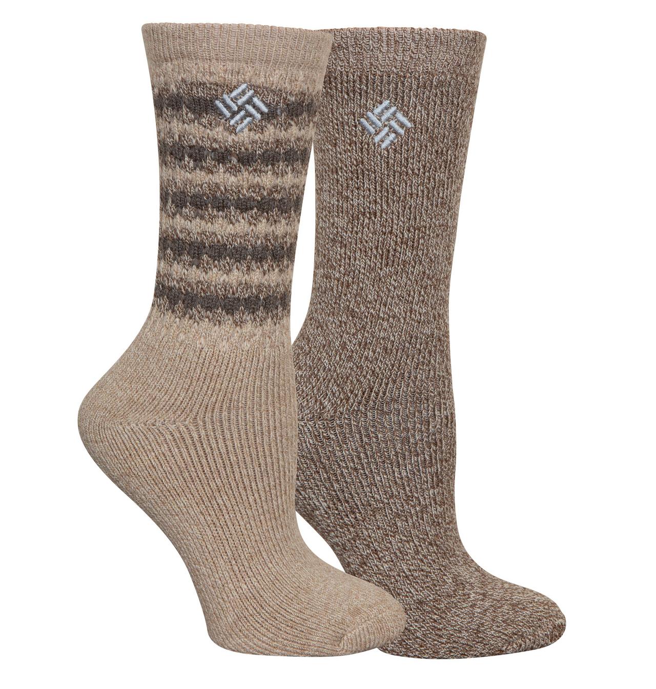 Women's Texture Wool Crew Sock 2PK 1