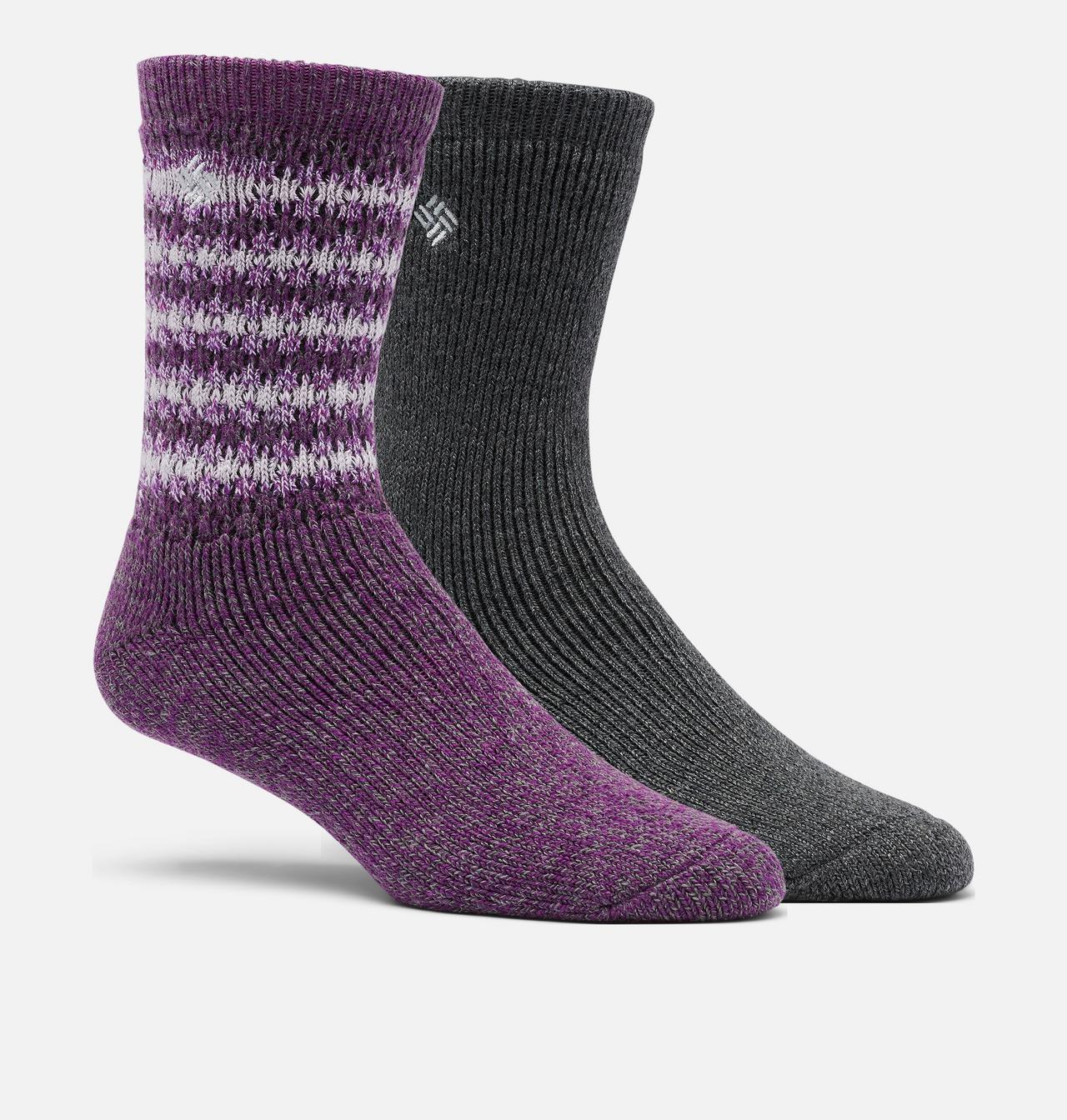 Women's Texture Wool Crew Socks – 2 Pack 1