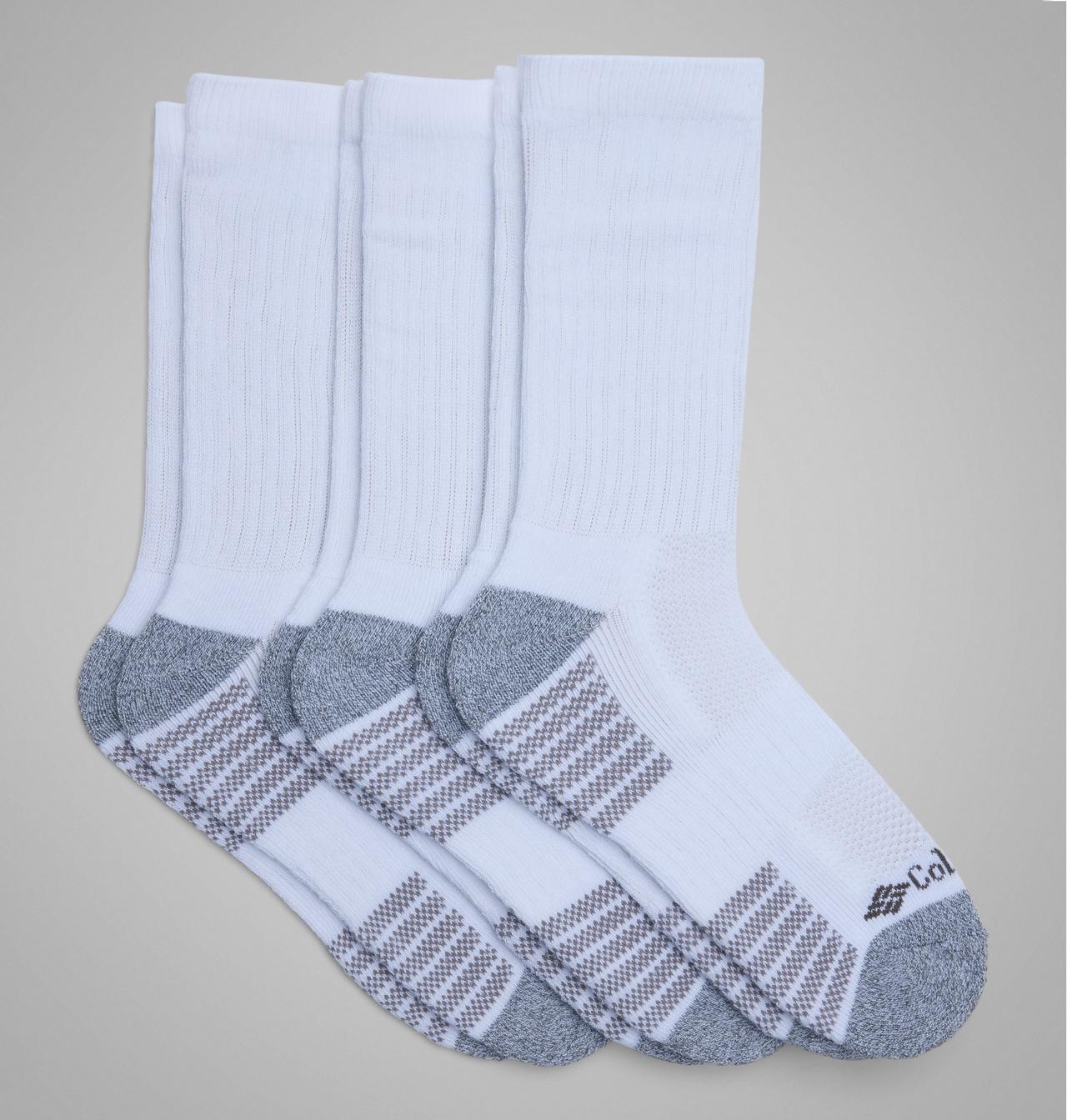 Men's Crew With Pique Footbed Socks - 6 Pack 1