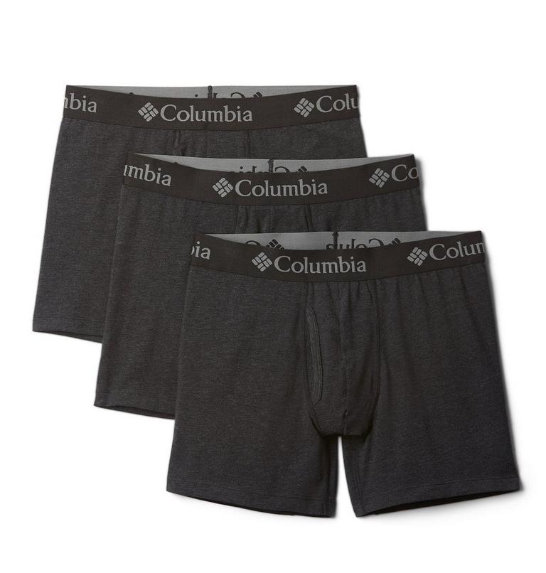 Men's 3 Pack Tri Blend Boxer Briefs | 010 | S, Color: Black, image 1