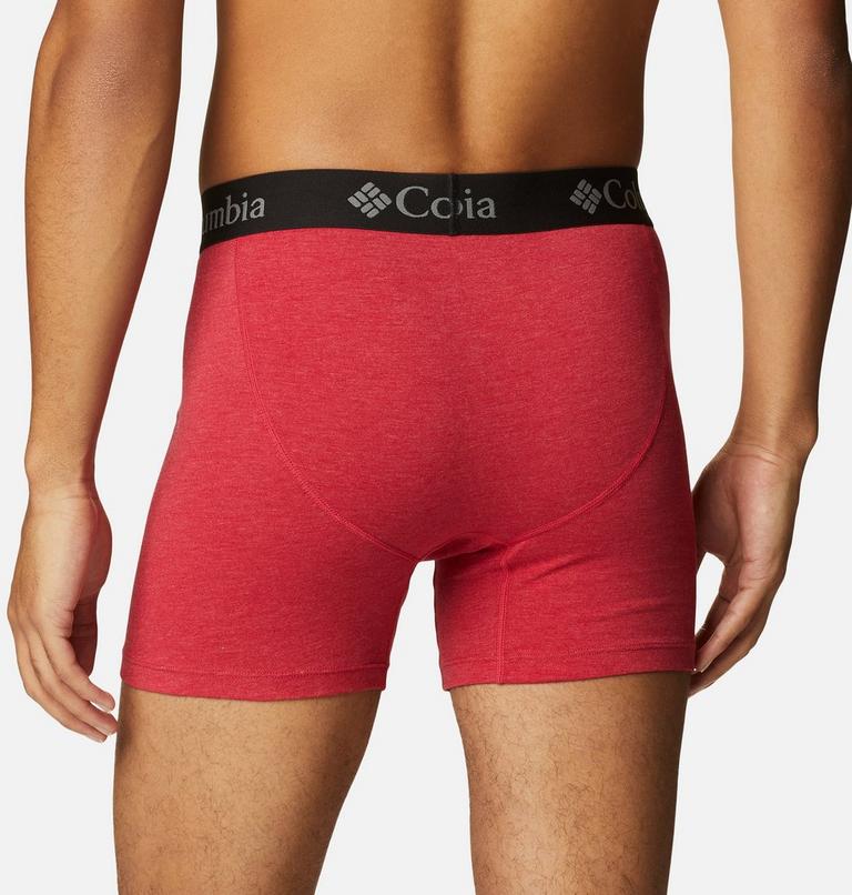 Men's Tri Blend Boxer Briefs 3, Color: MOUNTAIN RED, image 3