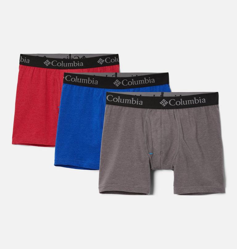 Men's Tri Blend Boxer Briefs 3, Color: MOUNTAIN RED, image 1
