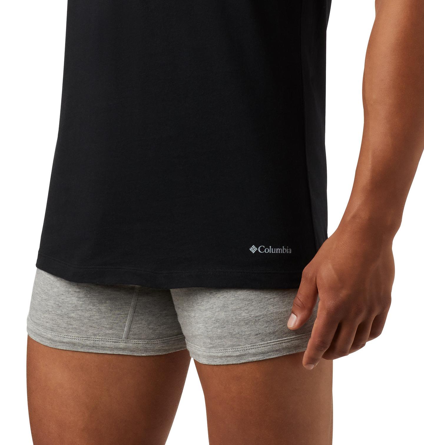 Мужские футболки Columbia Crew Neck Tee Classic Fit - 3 Pack, цвет: Чёрный — фото 4