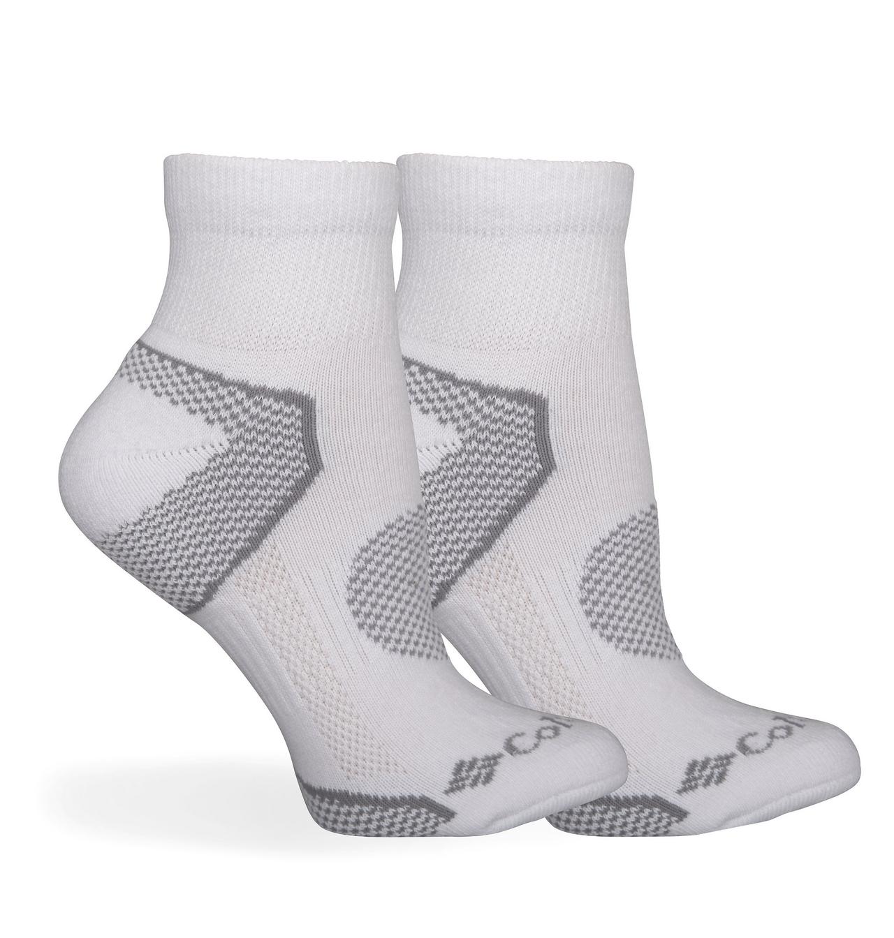Balance Point Walk Quarter Socks - 2 Pack 1