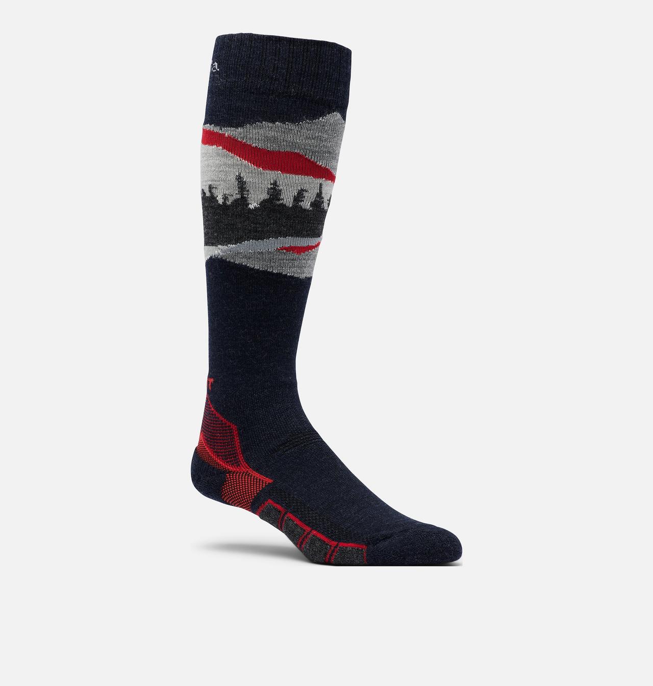 Omni-Heat NW Mountain Range Midweight Ski Sock 1