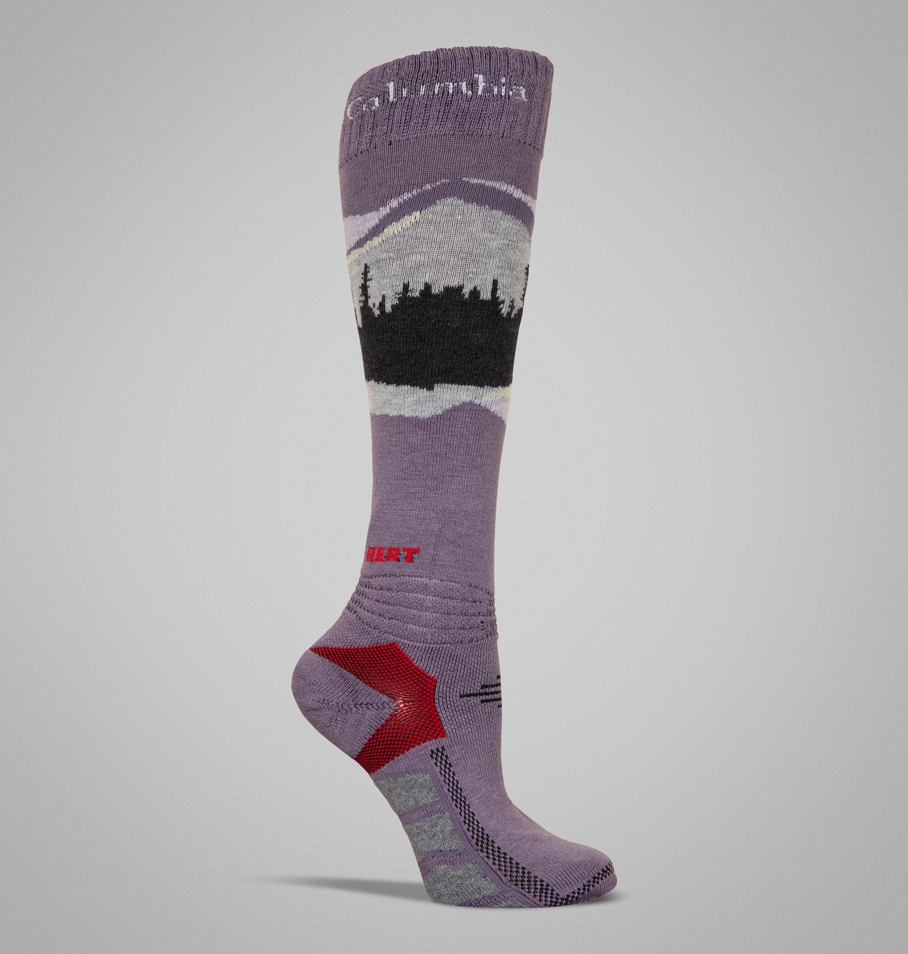 Columbia Omni-Heat NW Mountain Range Midweight Ski Sock-