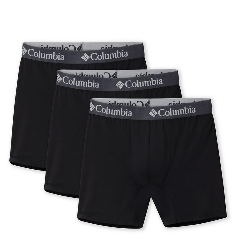 Men's Poly Stretch Boxer Briefs - 3 Pack, Color: Black, image 1