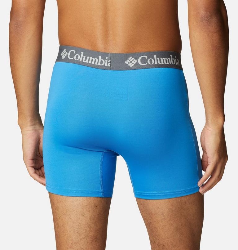 Bóxeres brief de poliéster elástico para hombre - 3 unidades, Color: Azure/Azul/Columbia Navy, image 5