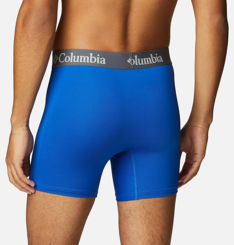 Bóxeres brief de poliéster elástico para hombre - 3 unidades, Color: Azure/Azul/Columbia Navy, image 7