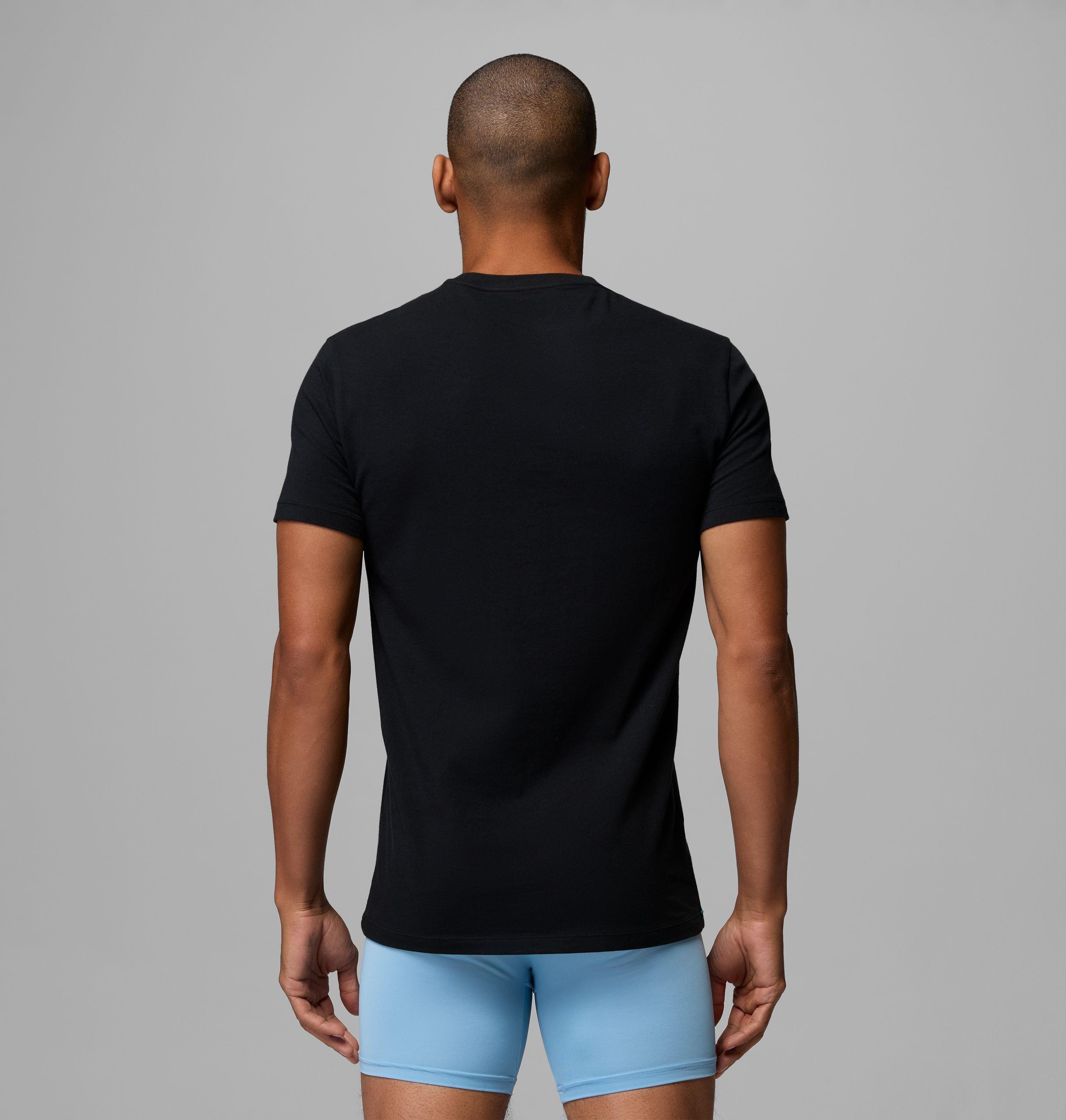 Men's Performance Cotton Stretch Crew - 3 pack | 010 | S 3