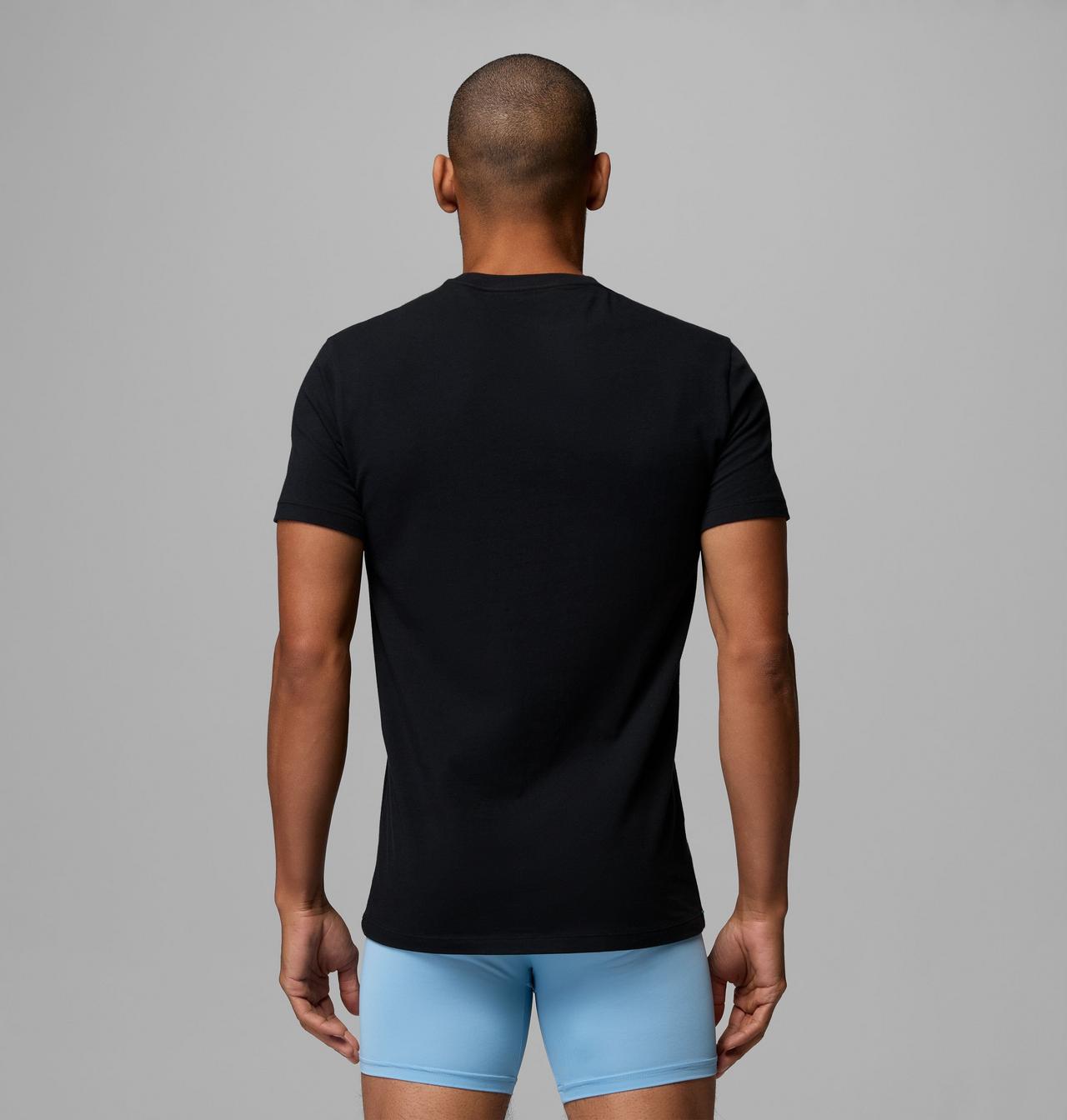 Men's Performance Cotton Stretch Crew - 3 pack | 010 | M 3