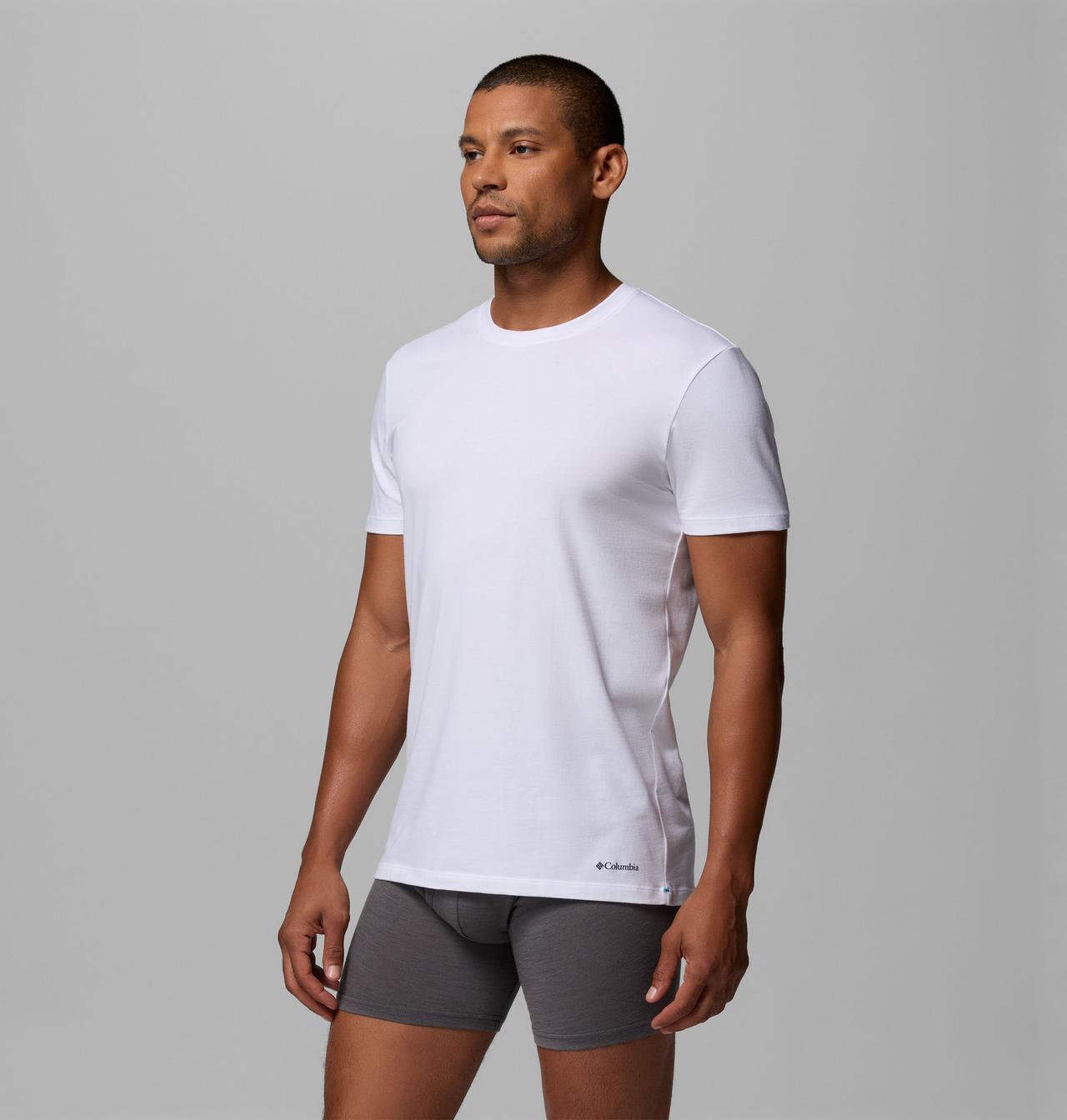 Men's Performance Cotton Stretch Crew - 3 pack 4
