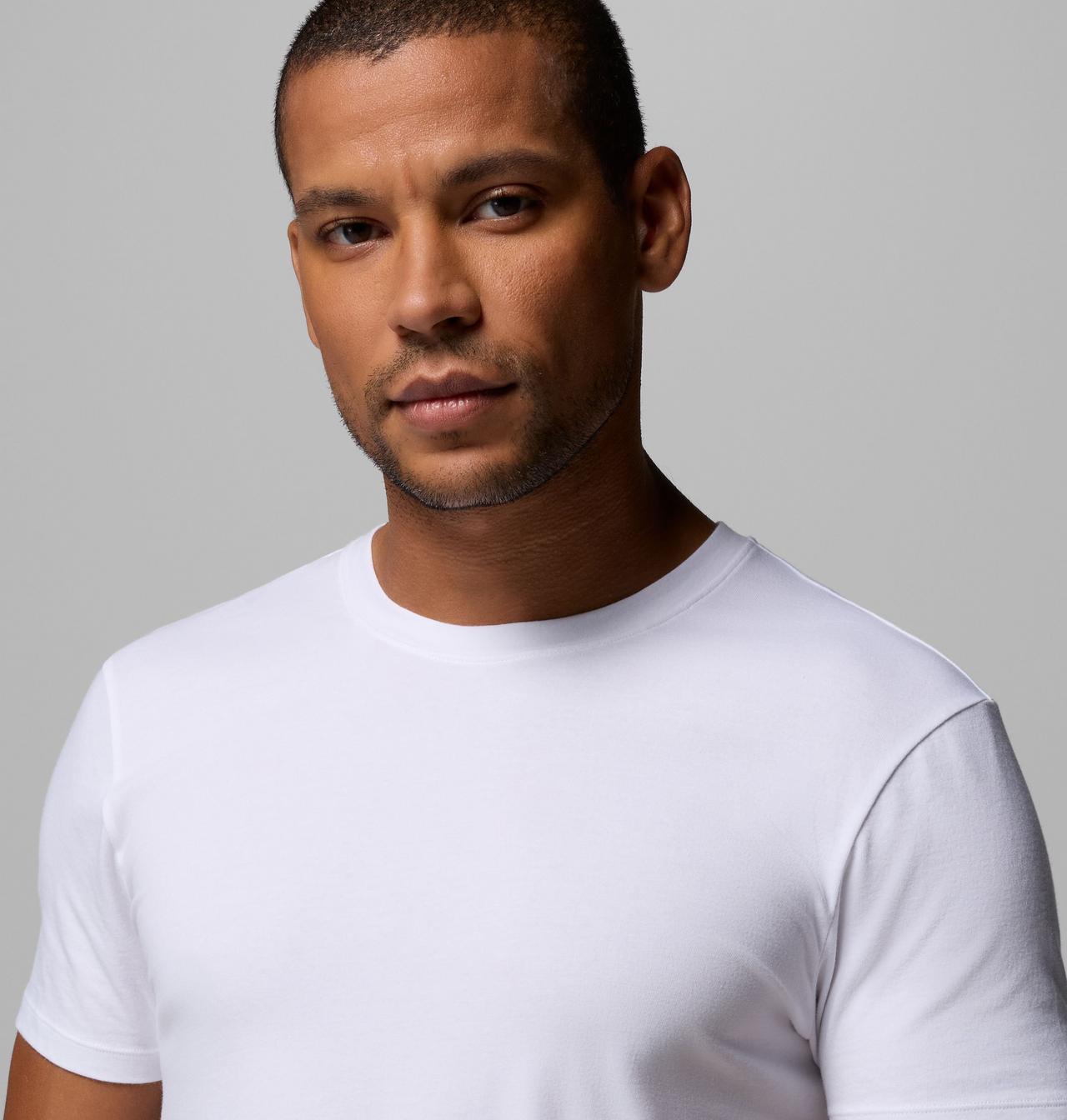 Men's Performance Cotton Stretch Crew - 3 pack 5