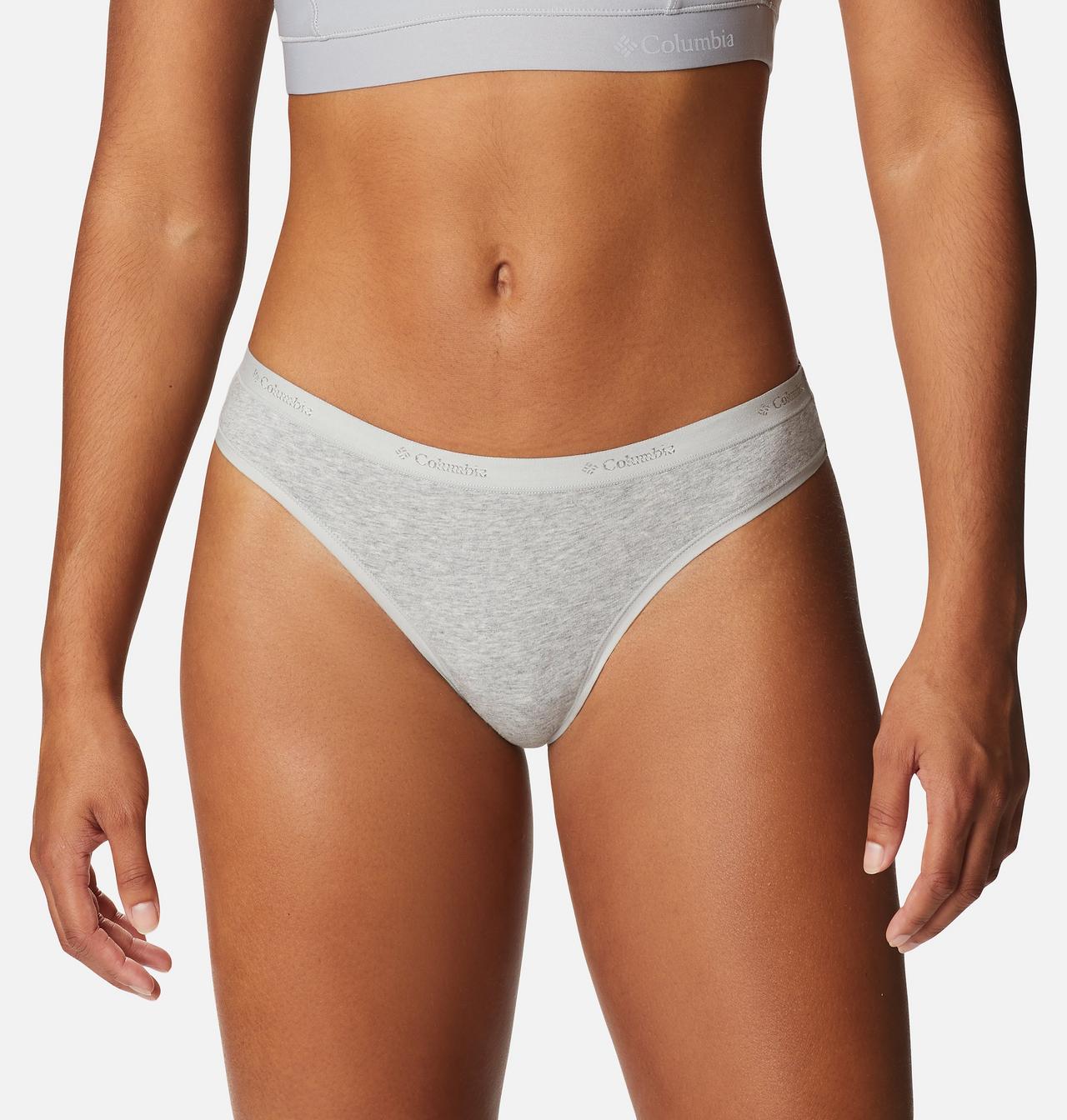 Women's 4-Way Stretch Cotton Thong - 3 Pack 3