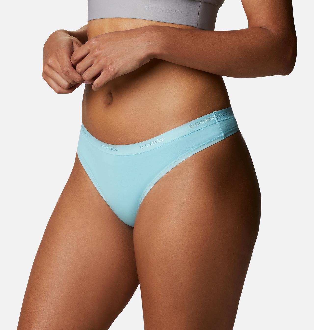 Women's 4-Way Stretch Cotton Thong - 3 Pack 4