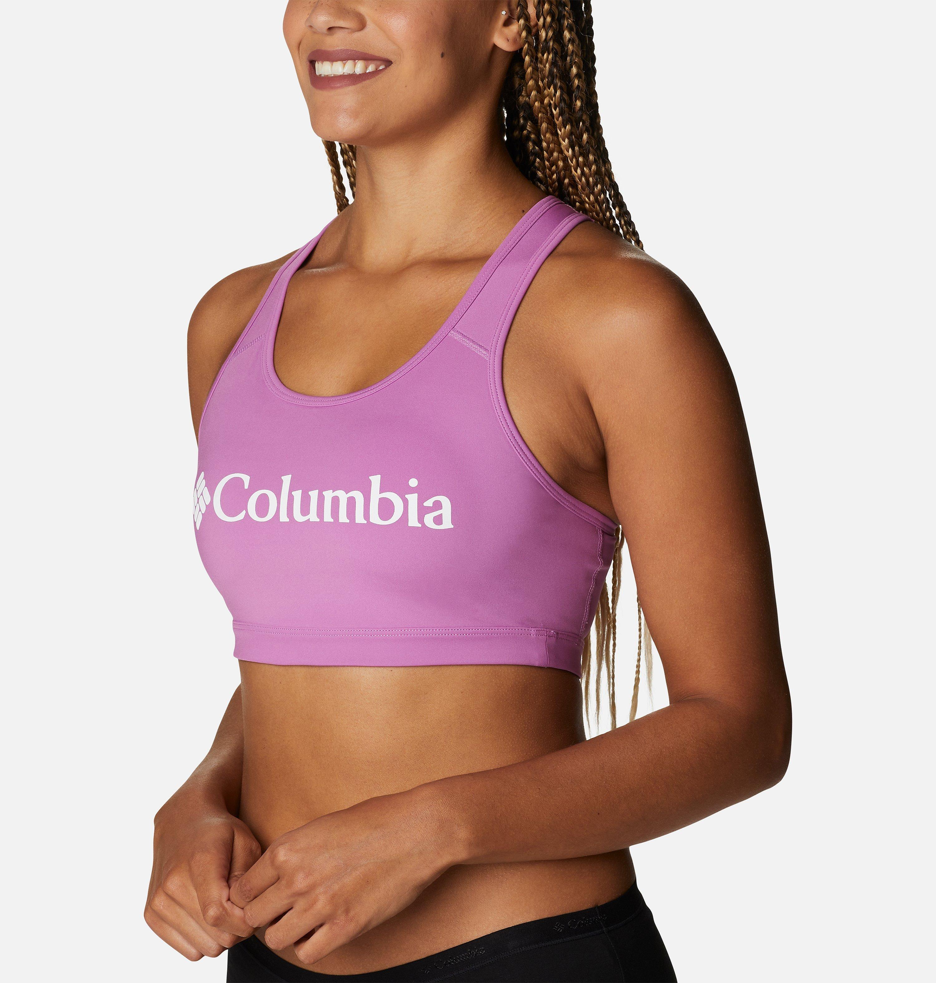 Women's Racer Back Logo Bra - Medium Impact