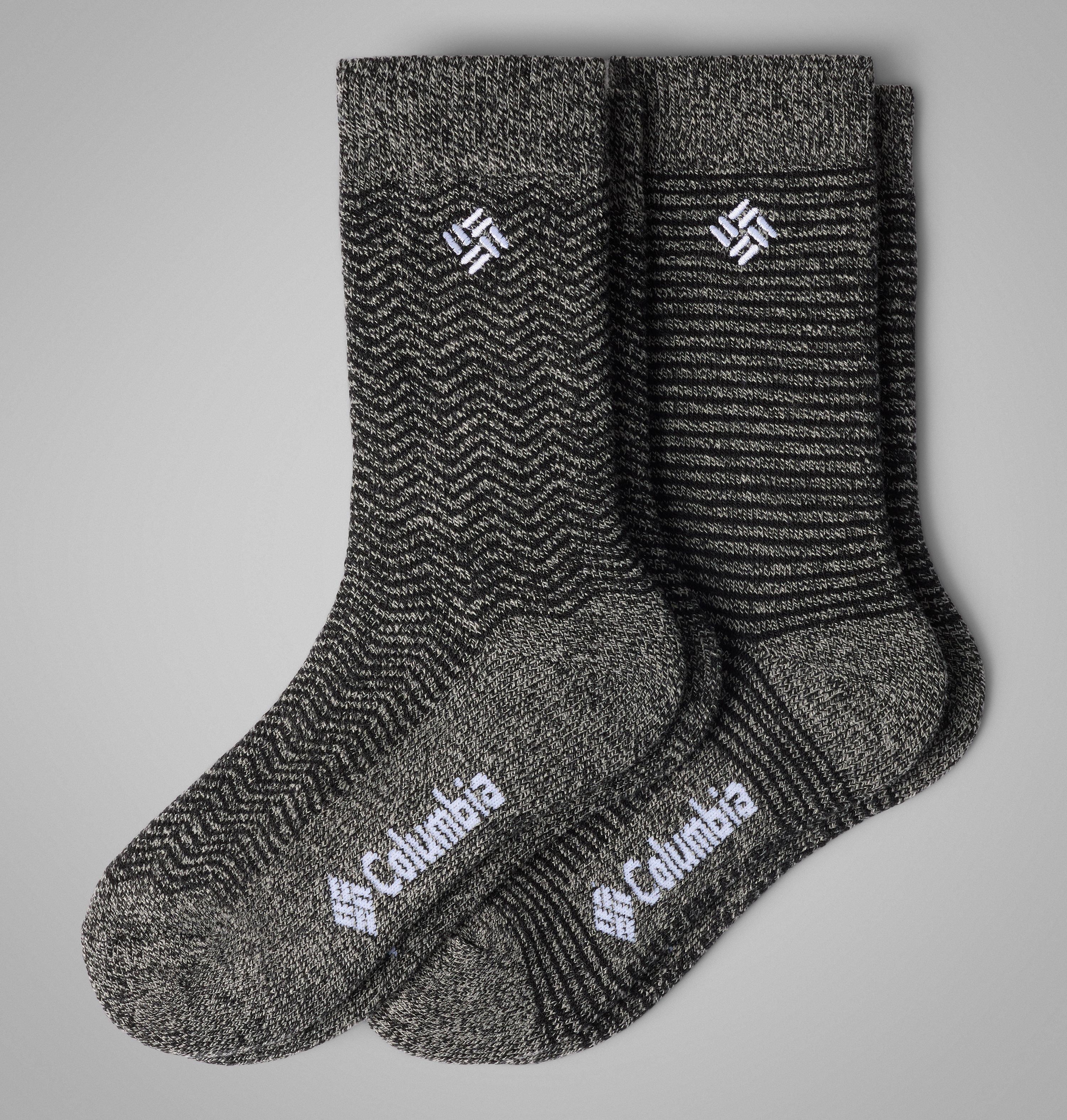 Columbia Men's Pattern Midweight Thermal 2PK Sock-