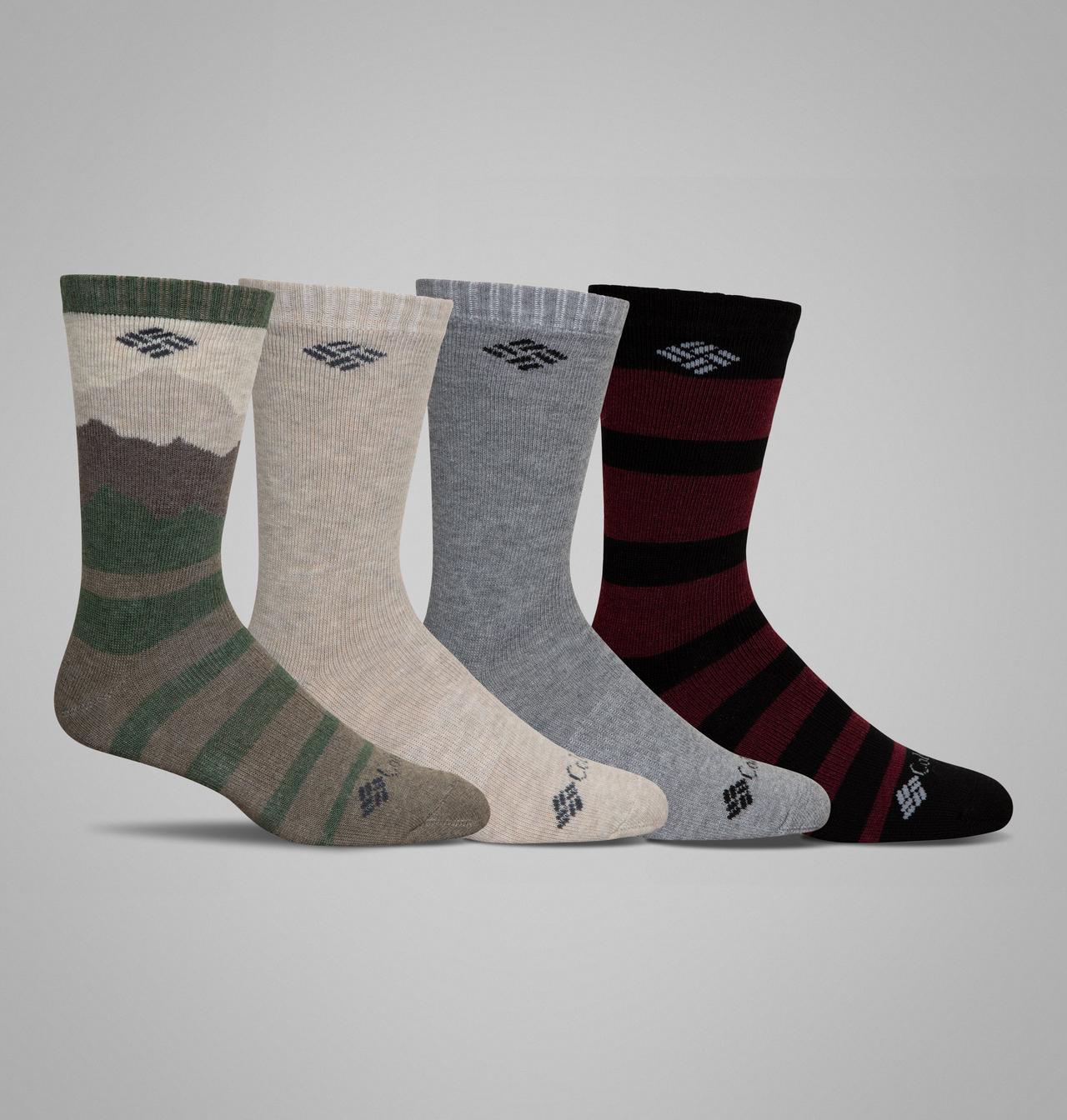 Men's Mountain View Midweight Wool Crew Sock - 4pk 1