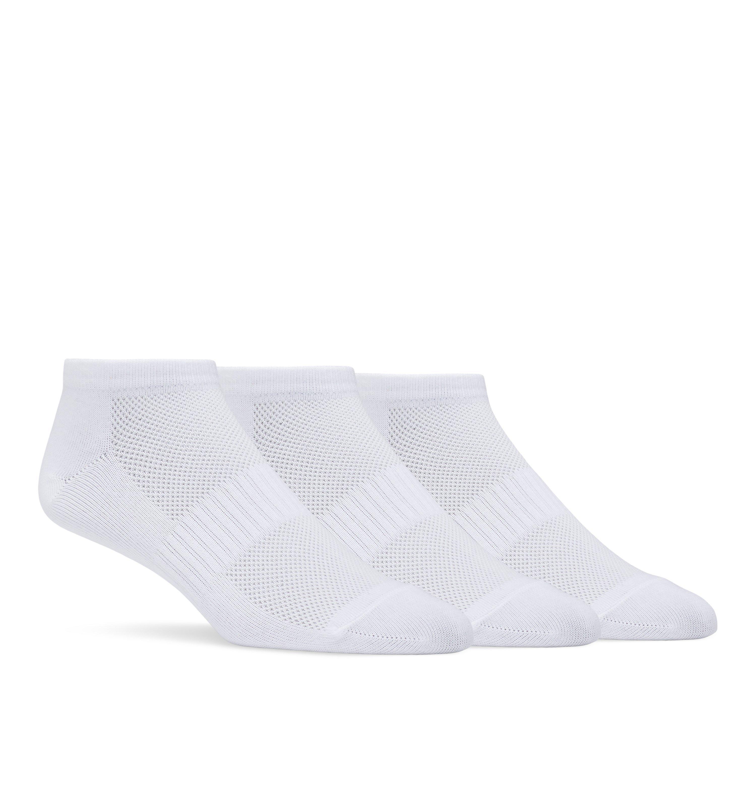 Women's Flat Knit No-Show Sock - 3pk 1