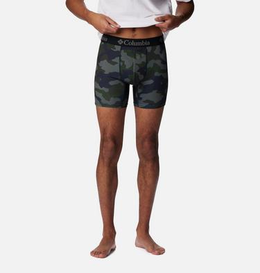 Men's Printed 360 Stretch 3-Pack Boxer Br, Color: Camo/Black/Stone Green, image 1