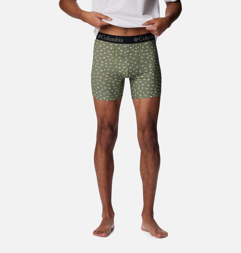 Men's Printed 360 Stretch 3-Pack Boxer Br, Color: Camo/Black/Stone Green, image 5