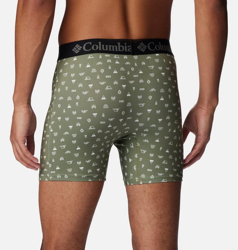 Men's Printed 360 Stretch 3-Pack Boxer Br, Color: Camo/Black/Stone Green, image 6