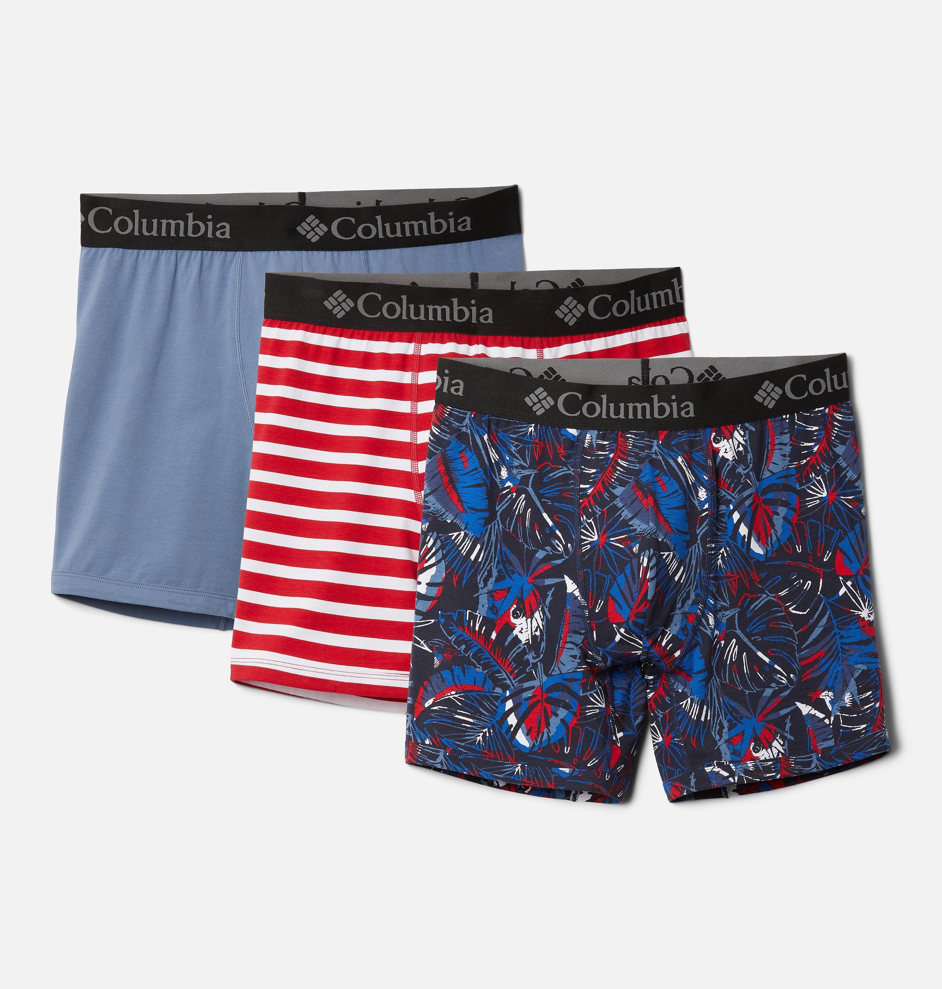 Mens Printed 360 Stretch Boxer Briefs - 3 Pack 1