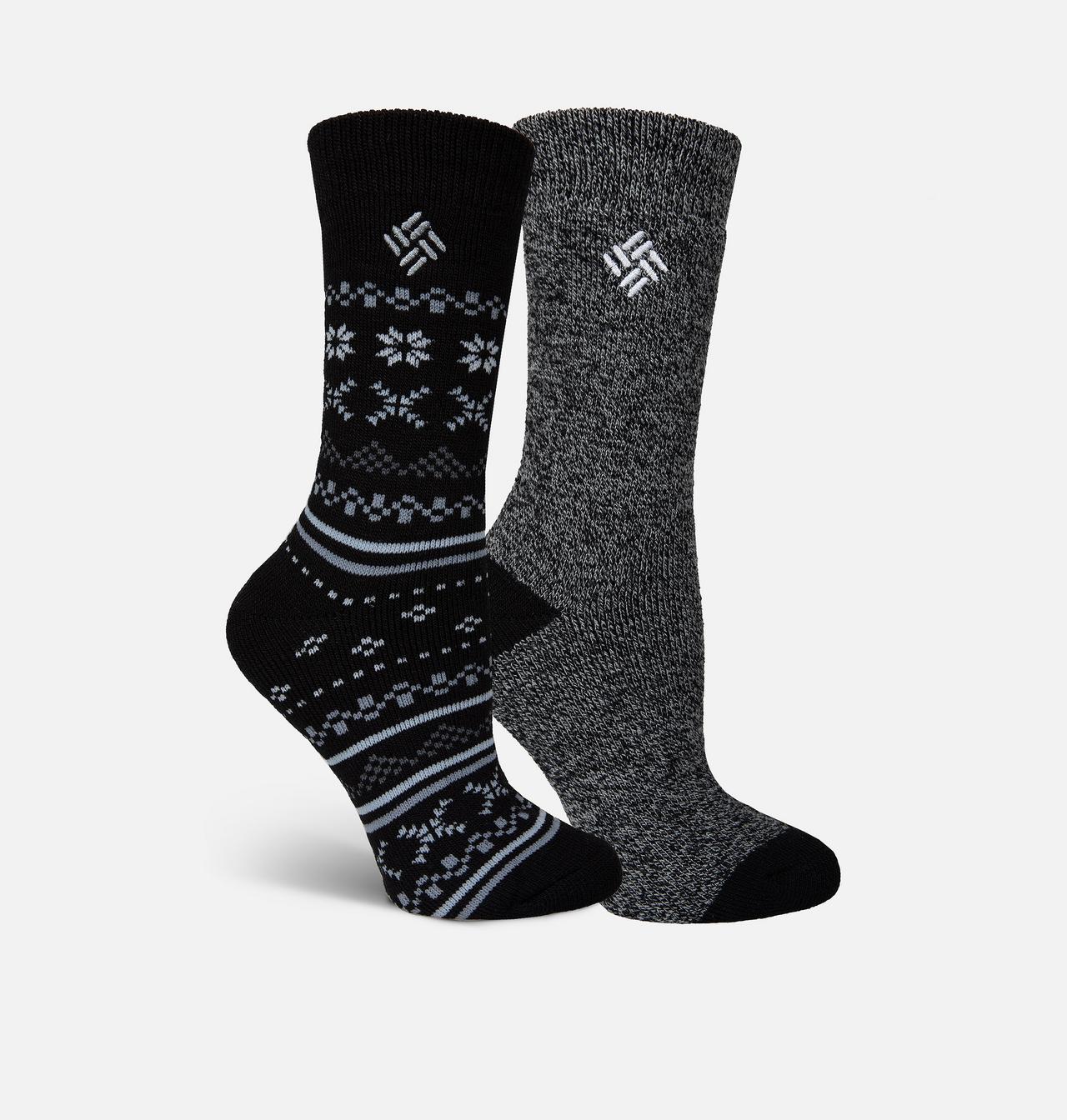 Women's MW Fair Isle 2Pk Thermal Sock 1