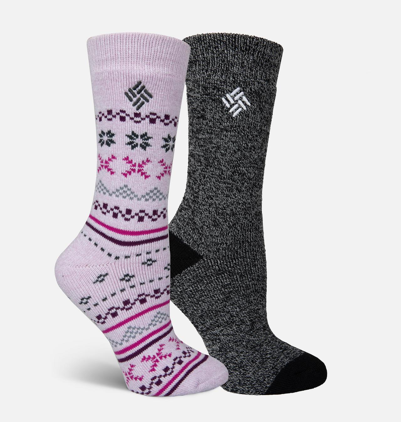 Women's MW Fair Isle 2Pk Thermal Sock 1