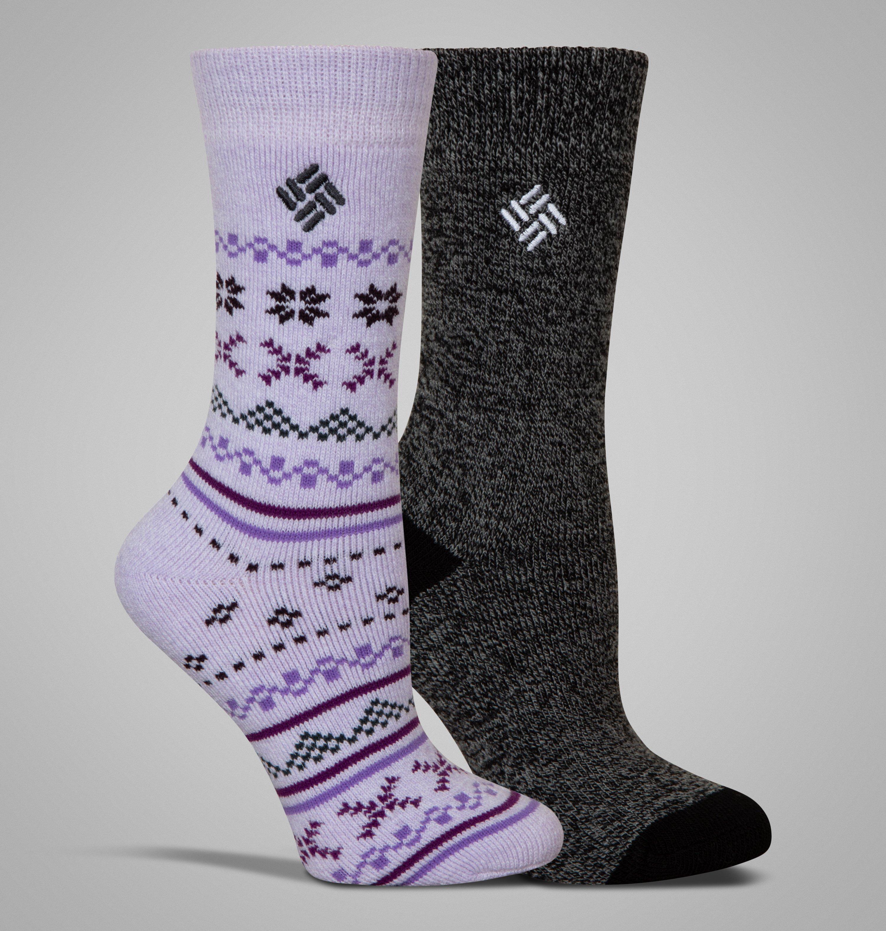 Women's MW Fair Isle 2Pk Thermal Sock 1