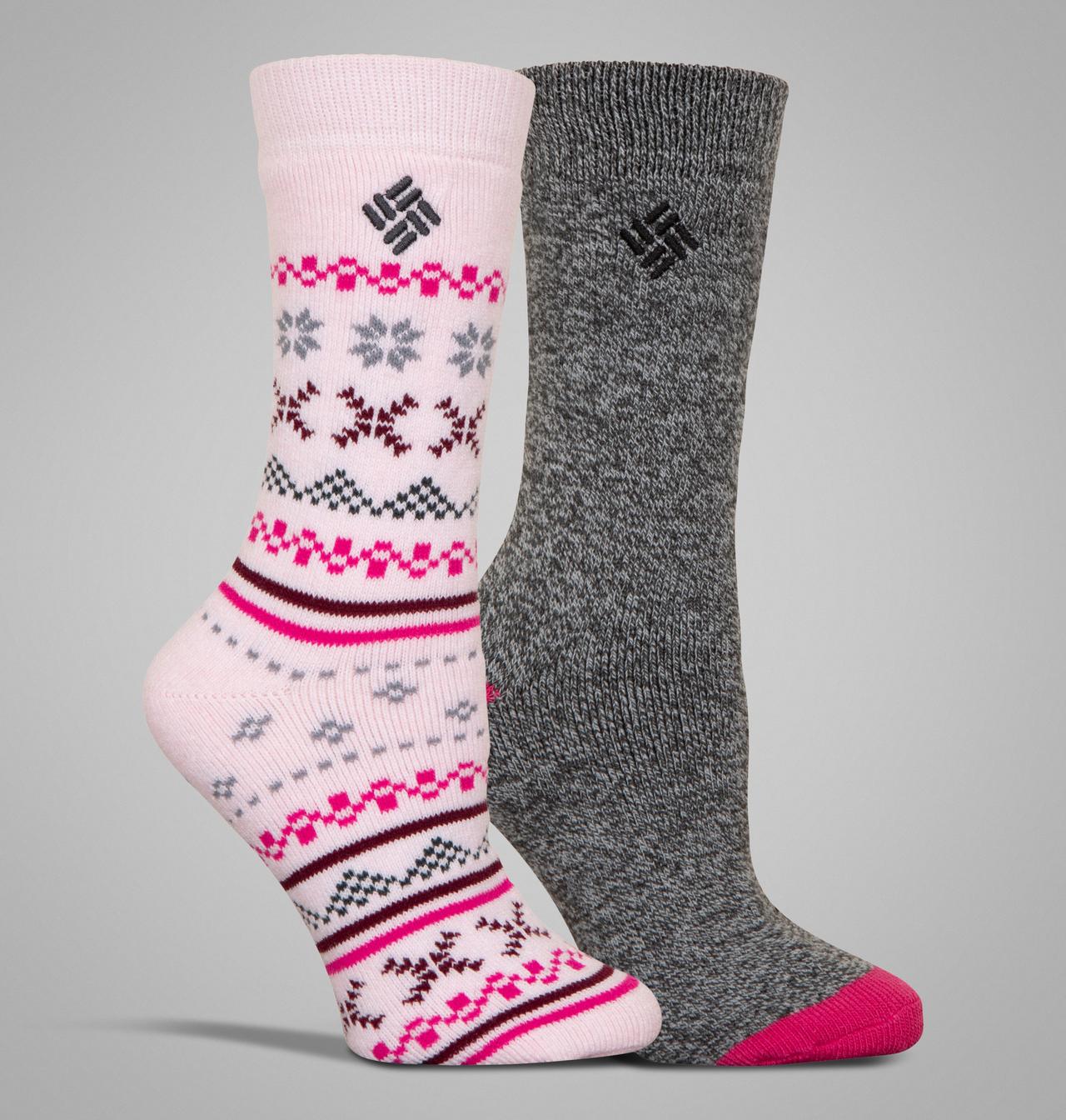 Women's MW Fair Isle 2Pk Thermal Sock 1