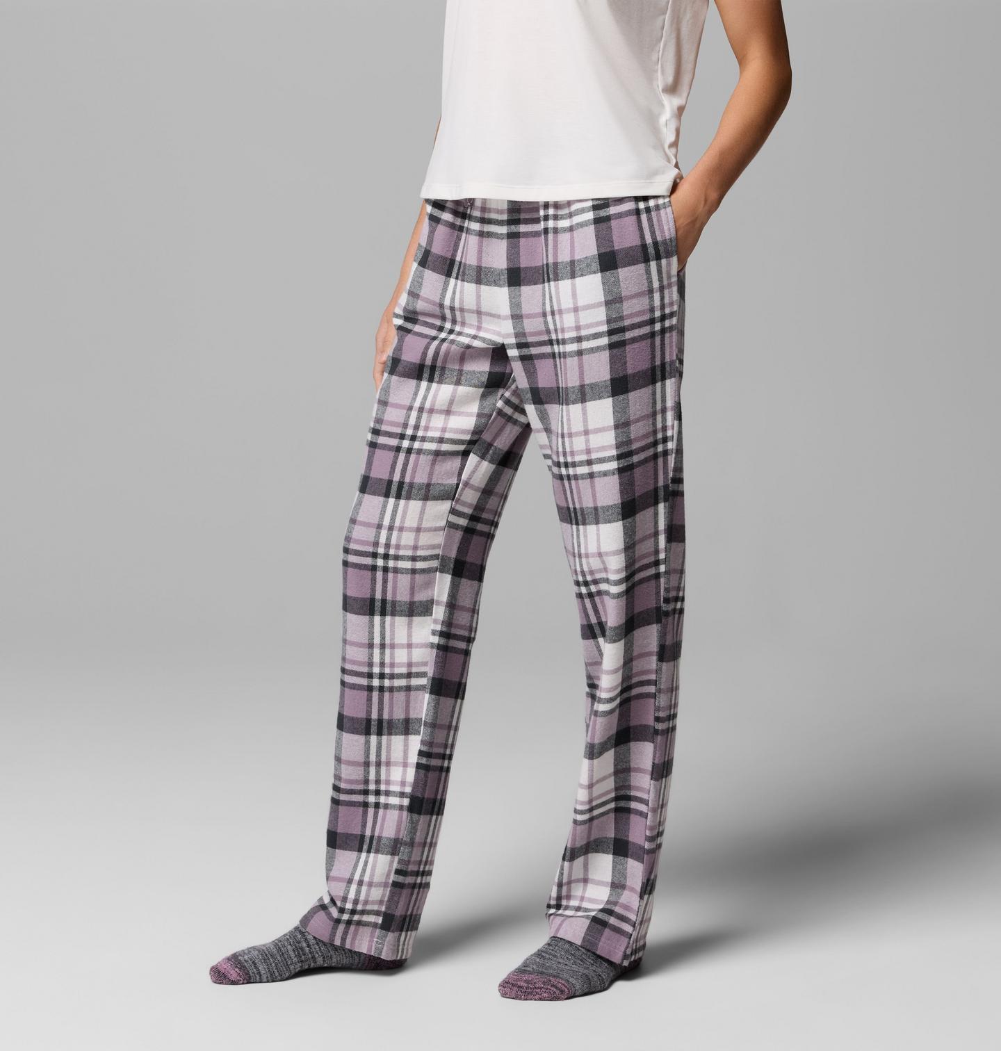 Женские брюки Columbia Flannel, цвет: Разноцветный клетчатый — фото 3