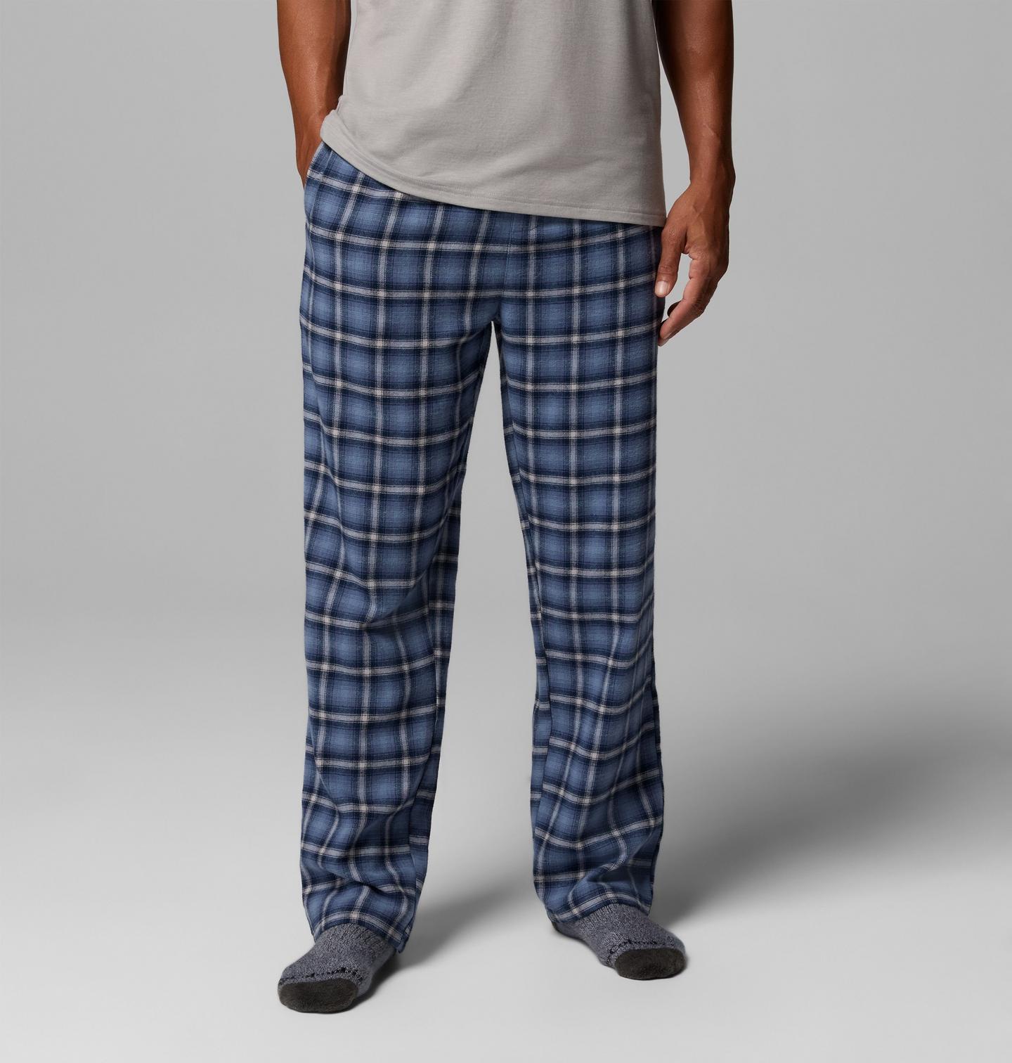 Мужские брюки Columbia Flannel, цвет: Тёмно-синий — фото 1