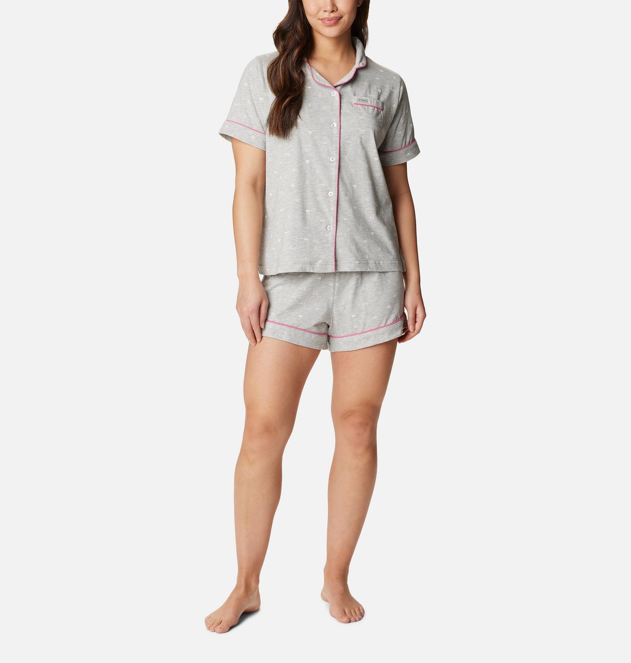 Women's Jersey Notch Collar PJ Set | 060 | M 1