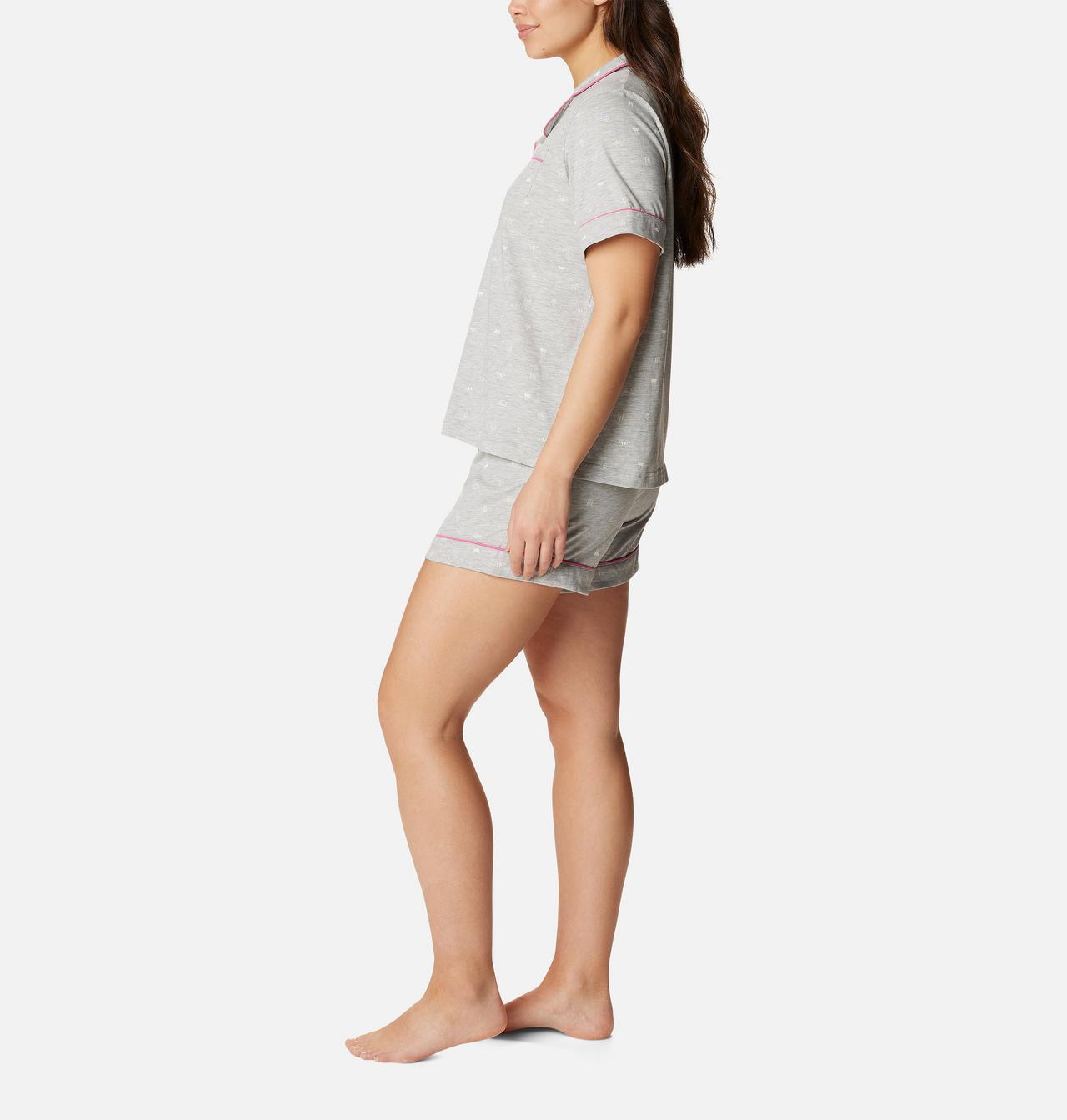 Women's Jersey Notch Collar PJ Set | 060 | M 3