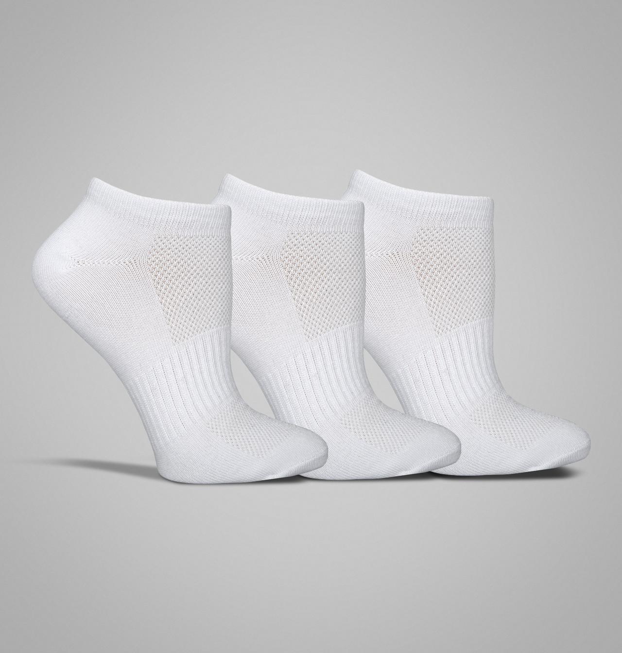 Women's Flat Knit No Show 3pk Sock 1