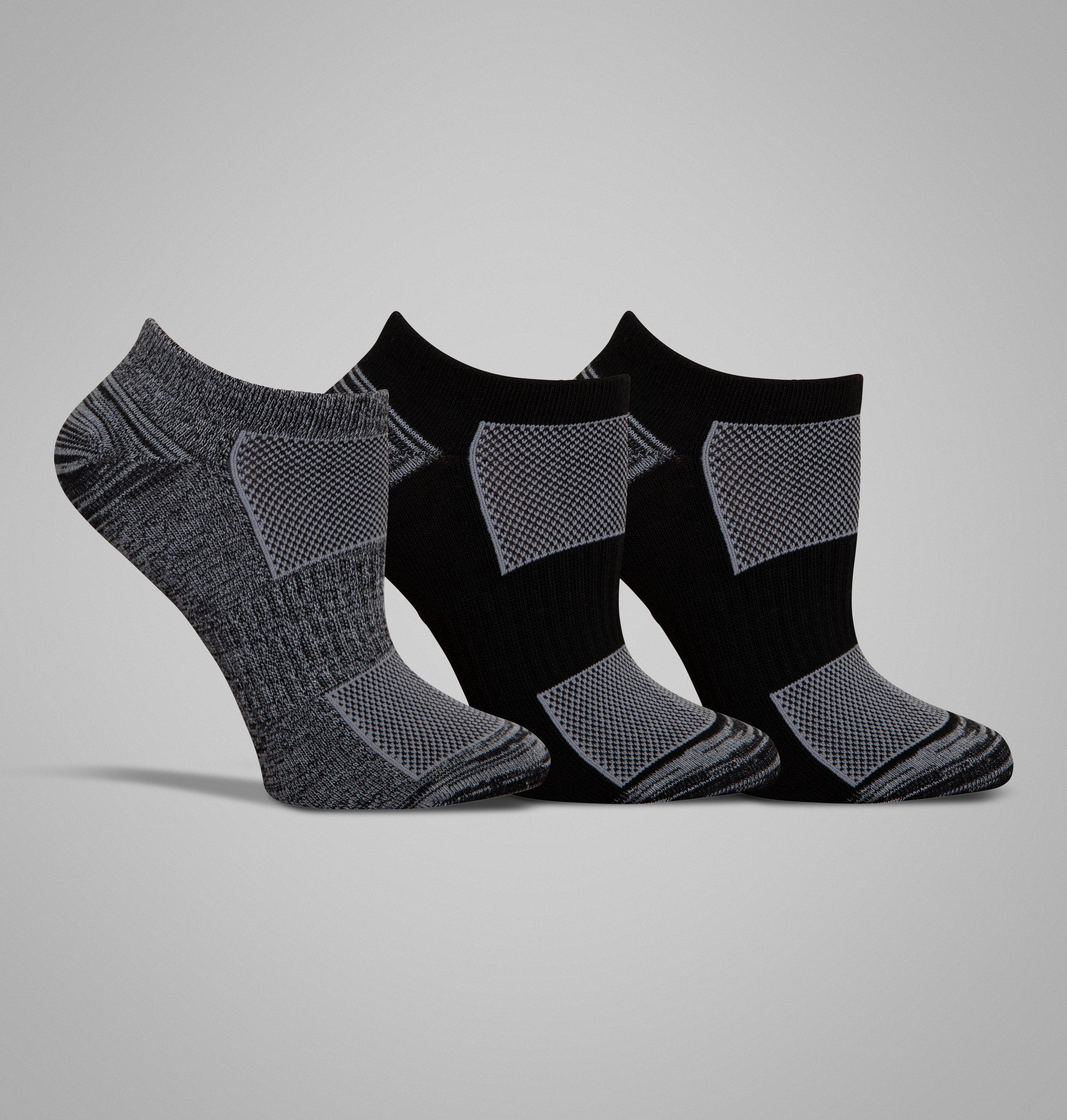 Columbia Women's 3PK Flat-Knit No-Show Socks-