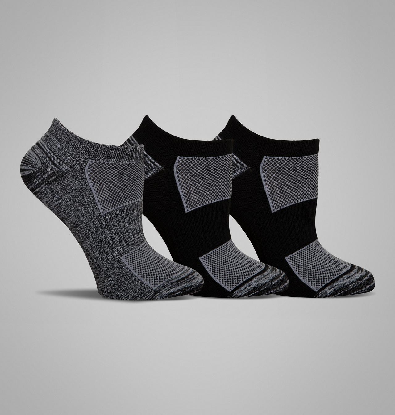 Women's 3PK Flat-Knit No-Show Socks 1