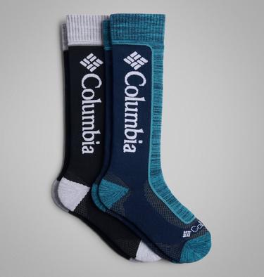 Unisex Thermolite&reg; Medium Weight Colourblock Ski Socks, Color: C. Navy/Grey, image 1