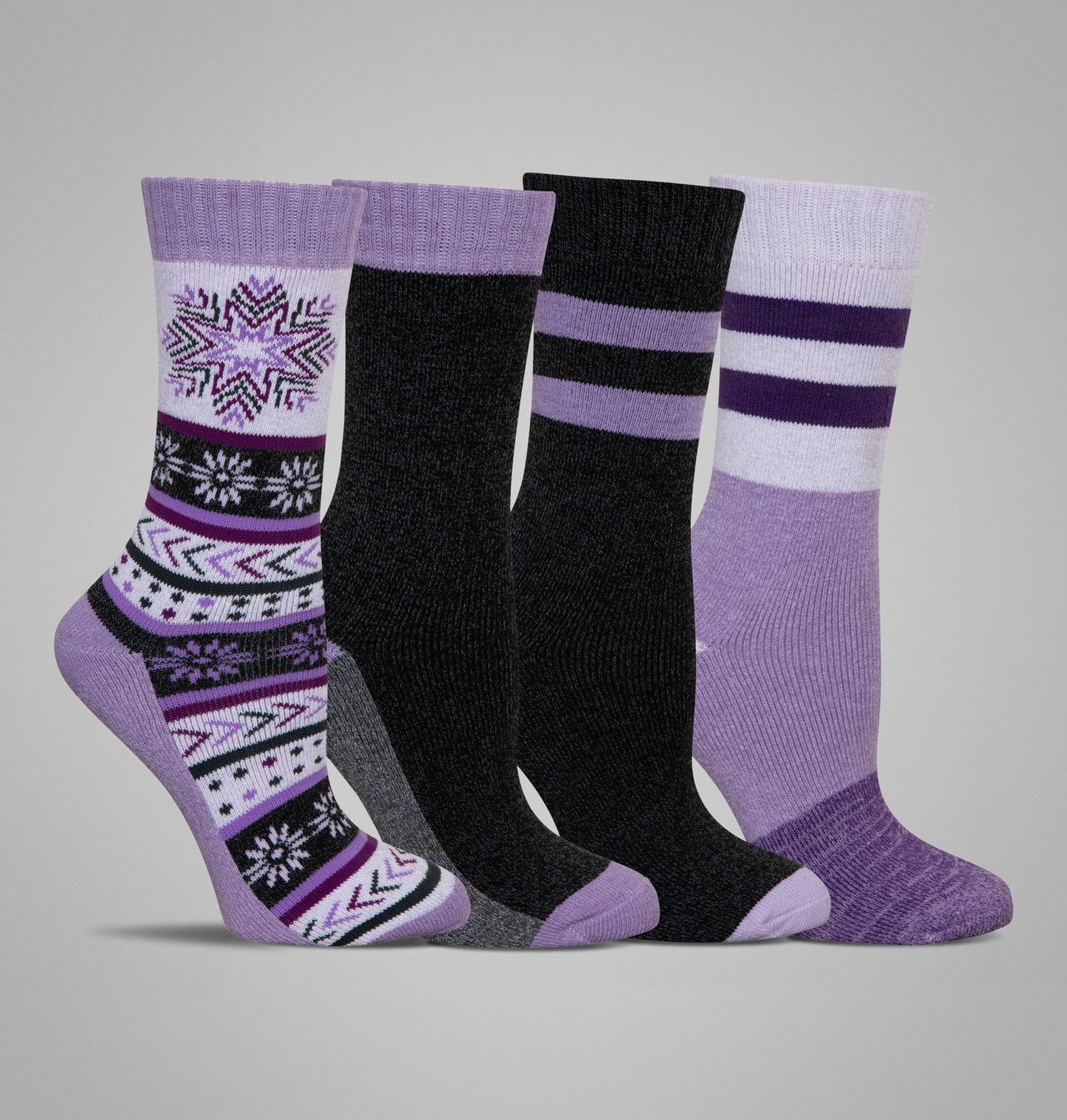 Women's Snowflake MC Sock 4PK Sock 1
