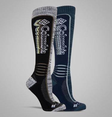 Unisex Thermolite&reg; Ecomade Colourblock Ski Socks, Color: C.Navy Blue/Blk, image 2