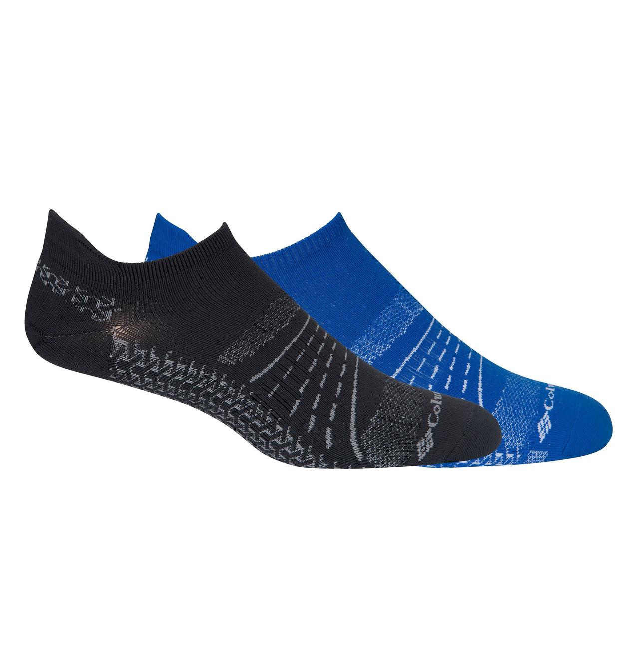 Men's Mapped BRR No-Show Lightweight Socks - 2 Pack 1