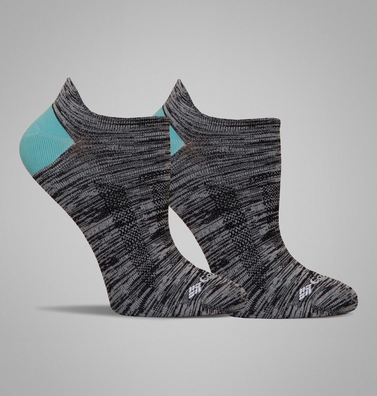 Women's Space Dye BRR No-Show Lightweight Socks - 2 Pack 1
