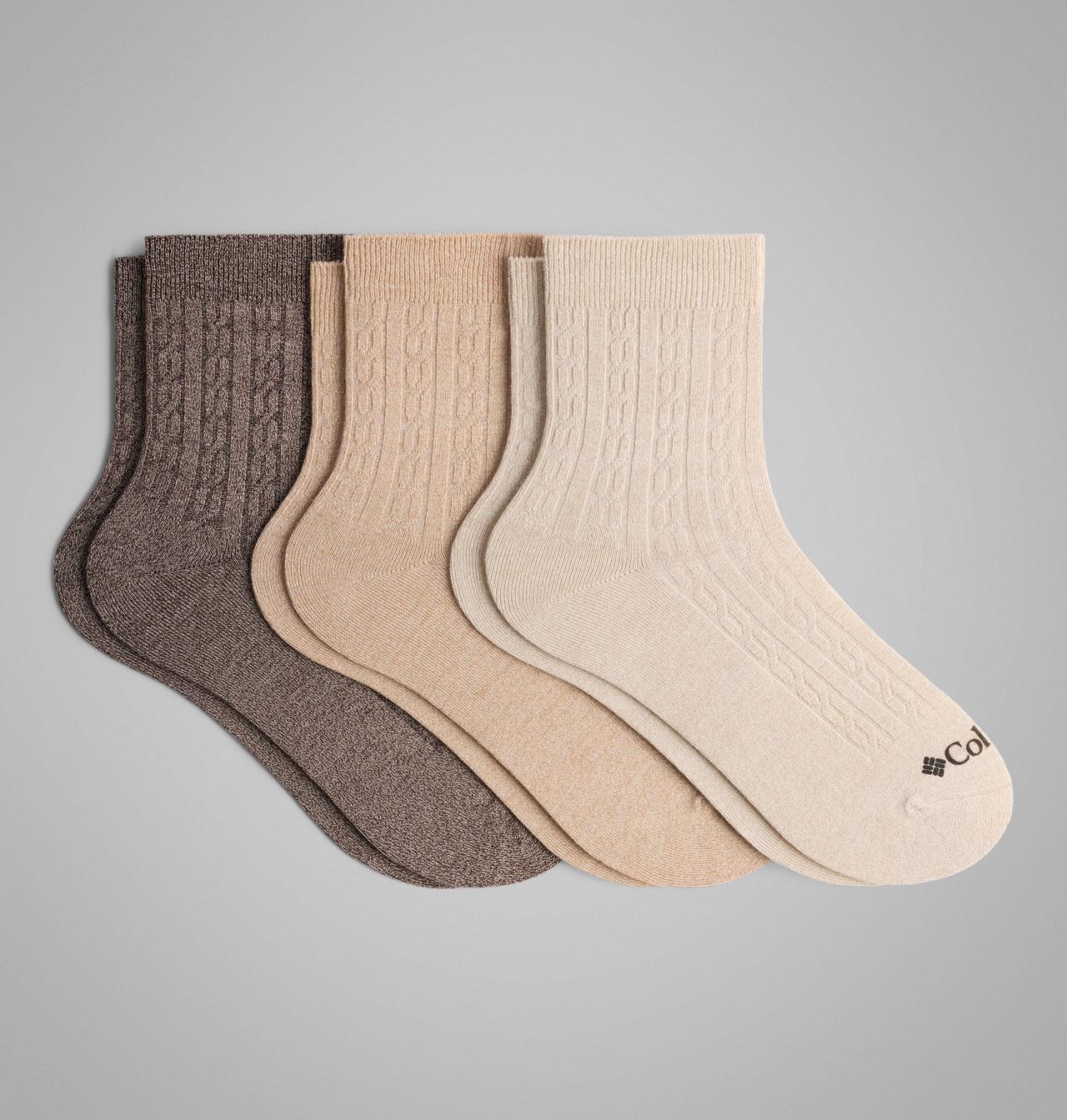 Women's 3PK Cable Knit Anklet Sock | 160 | O/S 1