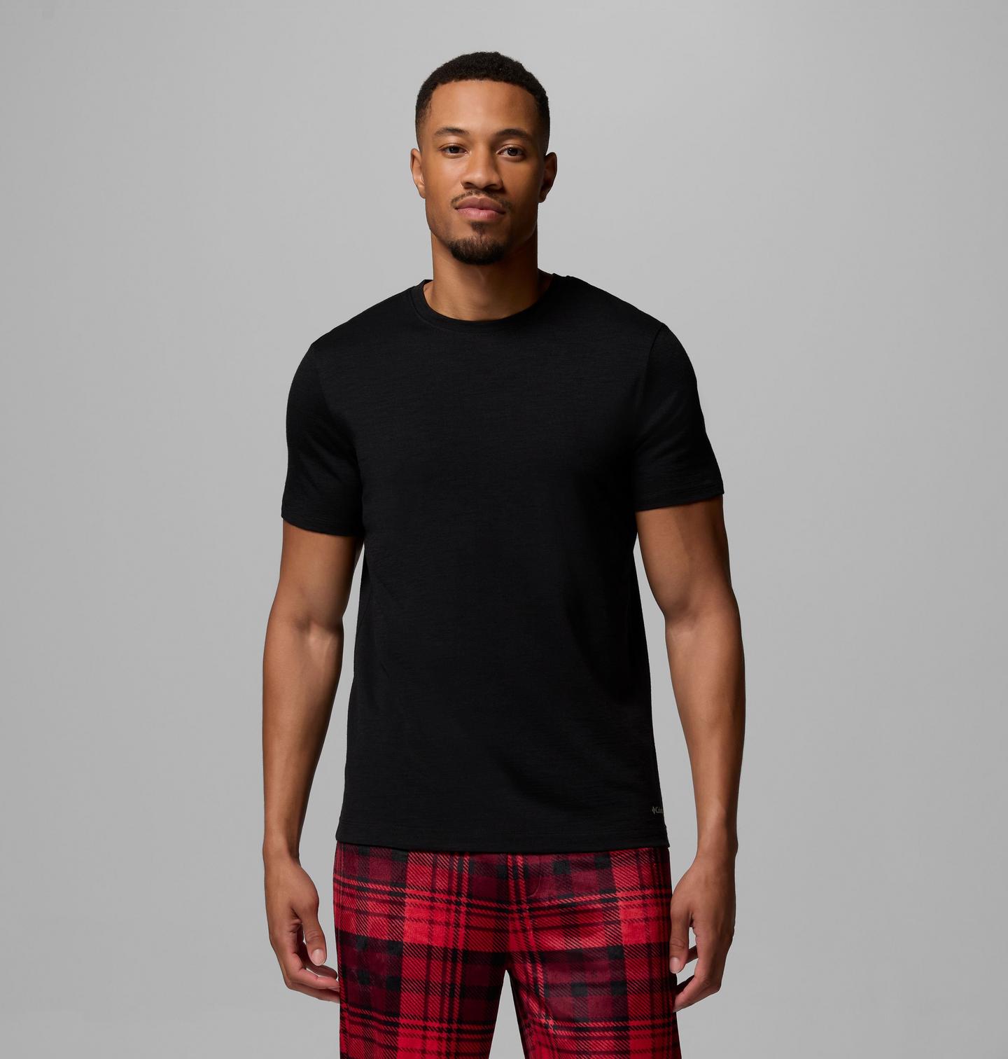 Мужские футболки Columbia Single Pack Merino Wool, цвет: Чёрный — фото 1