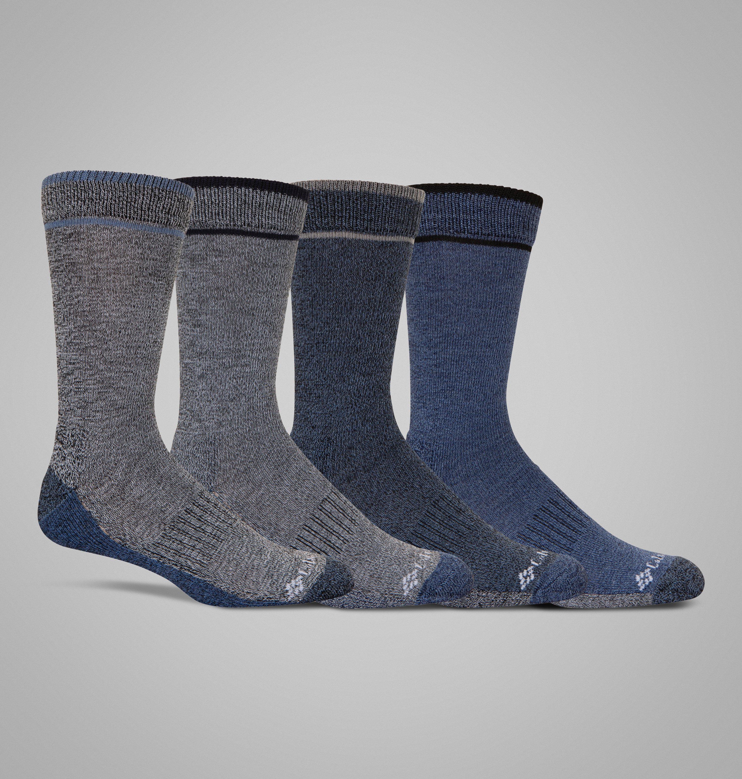 Columbia Men's Moisture Control Vital Crew Socks - 4 Pack-