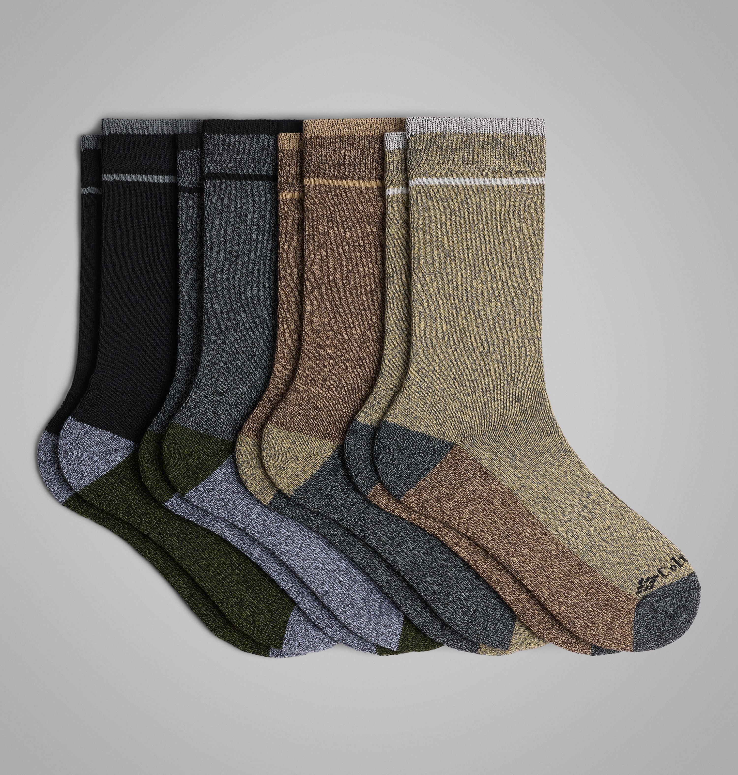 Columbia Men's Moisture Control Vital Crew Socks - 4 Pack-