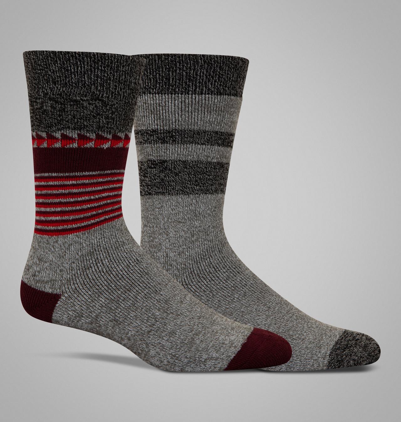 Men's Stripy Hue Thermal 2PK Sock | 030 | O/S 1
